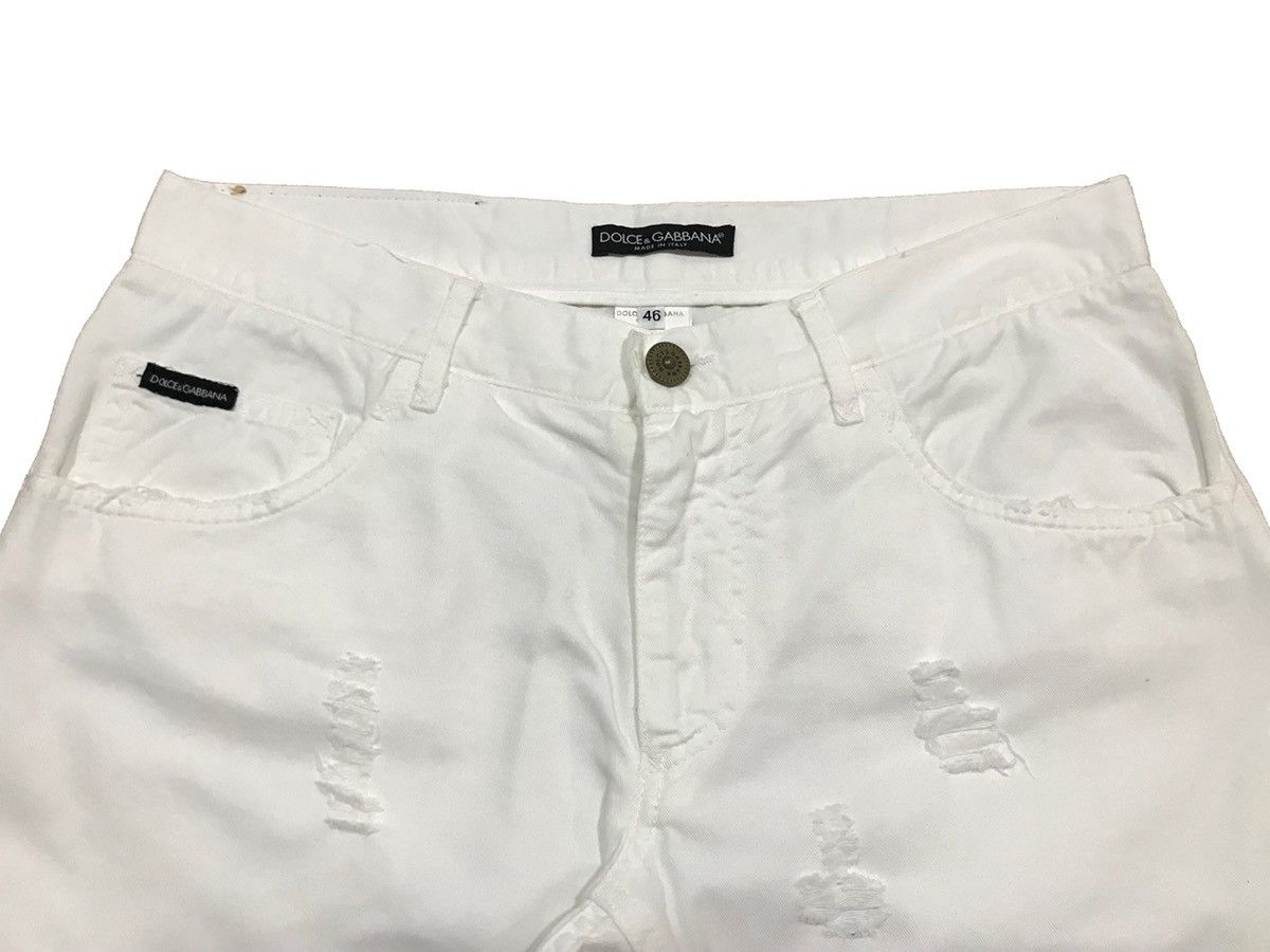 Dolce & Gabbana Archive!! SS03 Damaged Denim Size US 31 - 4 Thumbnail