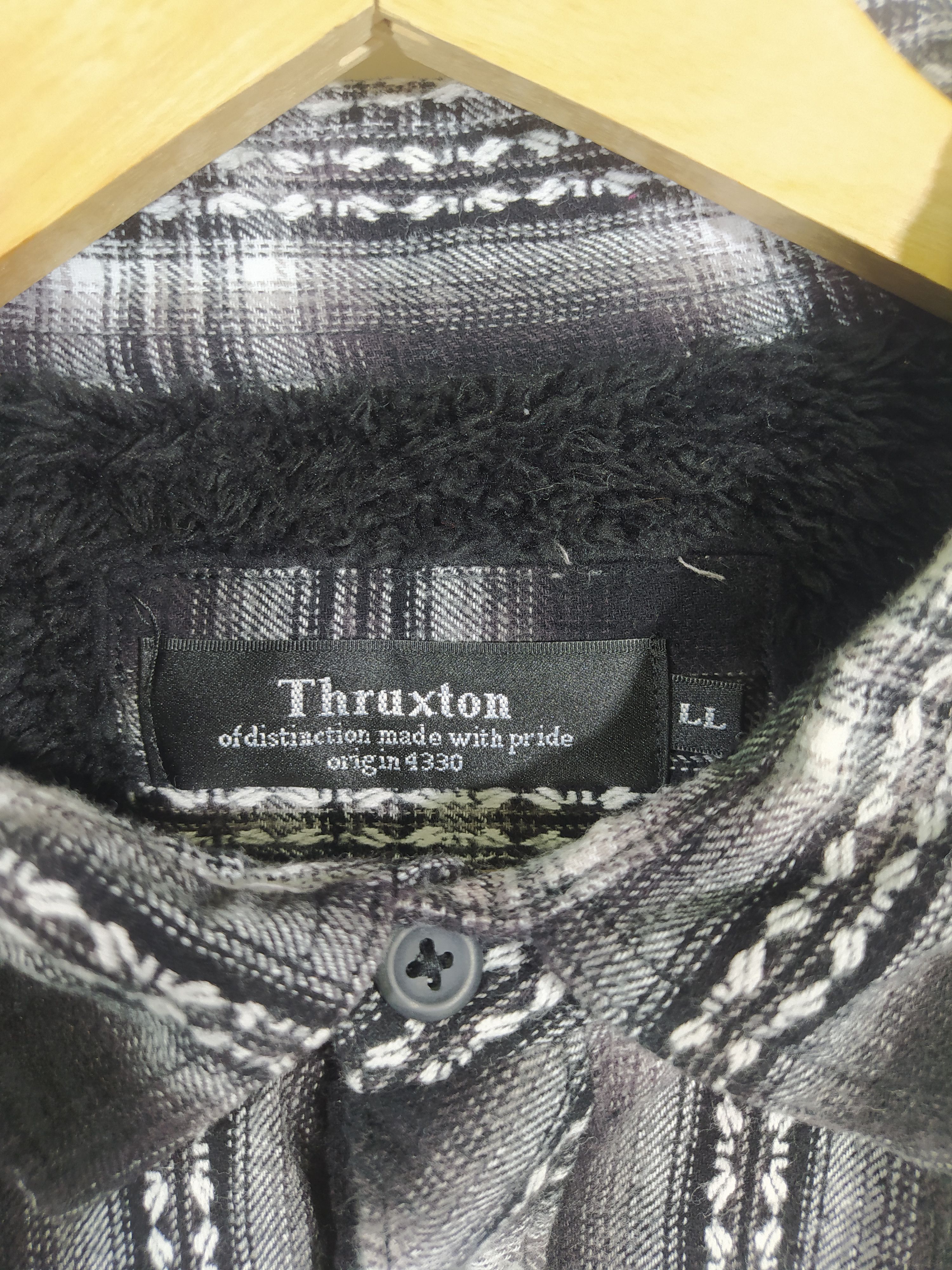 Flannel × Japanese Brand Thruxton Lining Fleece Shirt Button Up Flannel Size US M / EU 48-50 / 2 - 6 Thumbnail