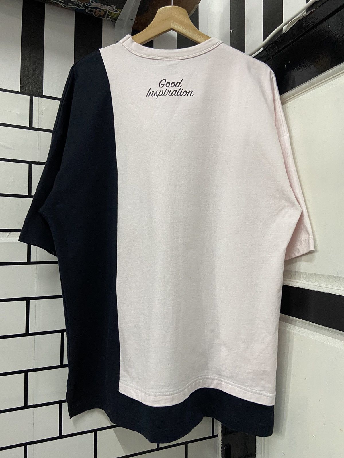 Japanese Brand × Maison MIHARA YASUHIRO Miharayasuhiro Good Inspiration Hybrid Oversized Tshirt Size US XL / EU 56 / 4 - 2 Thumbnail