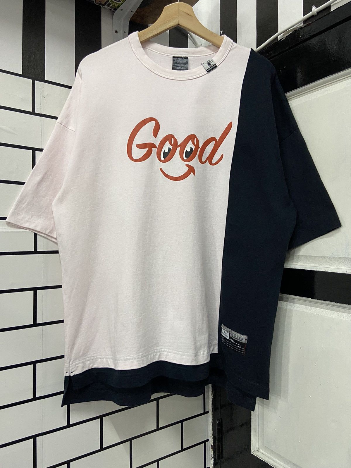Japanese Brand × Maison MIHARA YASUHIRO Miharayasuhiro Good Inspiration Hybrid Oversized Tshirt Size US XL / EU 56 / 4 - 1 Thumbnail