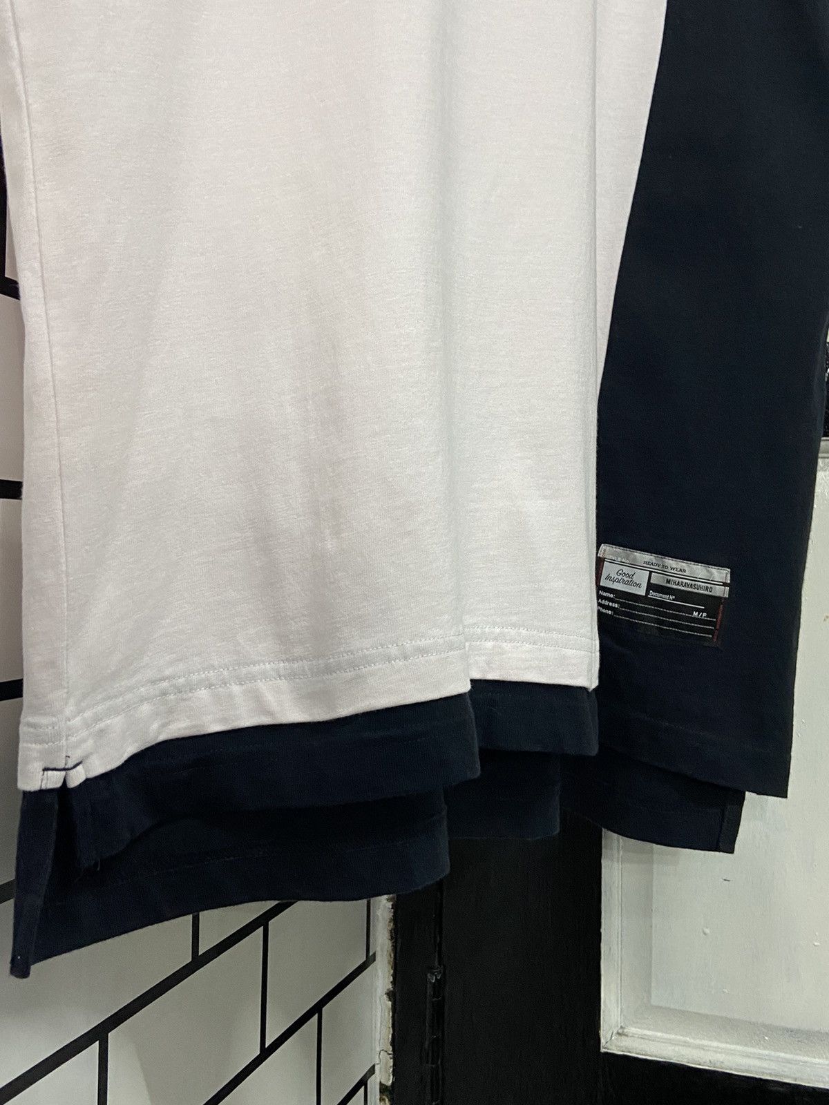 Japanese Brand × Maison MIHARA YASUHIRO Miharayasuhiro Good Inspiration Hybrid Oversized Tshirt Size US XL / EU 56 / 4 - 9 Thumbnail