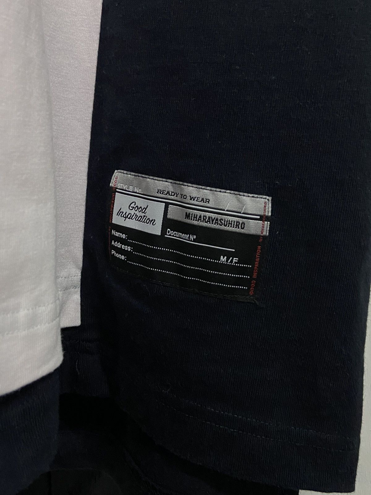 Japanese Brand × Maison MIHARA YASUHIRO Miharayasuhiro Good Inspiration Hybrid Oversized Tshirt Size US XL / EU 56 / 4 - 7 Thumbnail