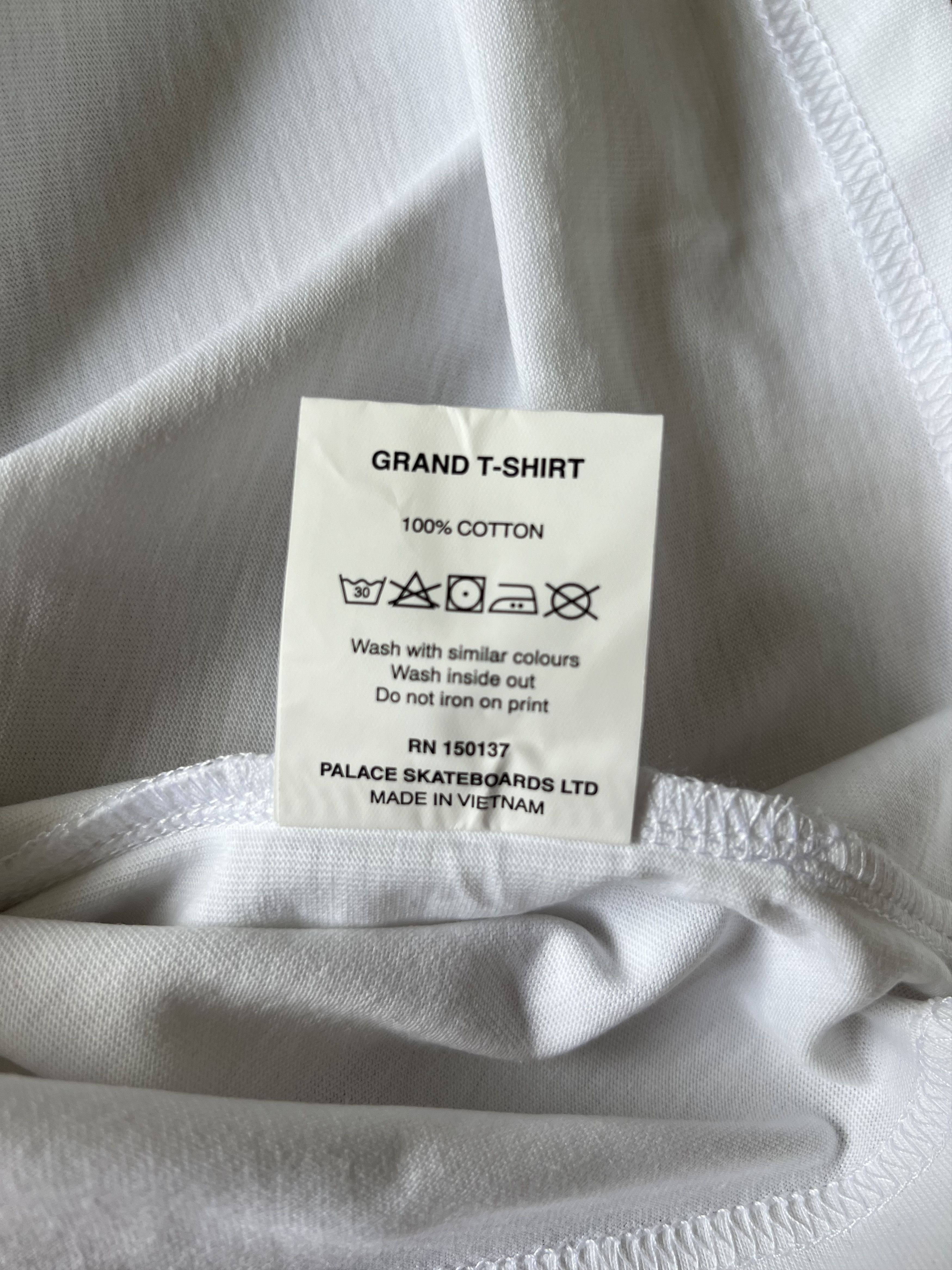 Palace 💚 2019 Palace Grand T-Shirt White Large NEW Size US L / EU 52-54 / 3 - 9 Thumbnail
