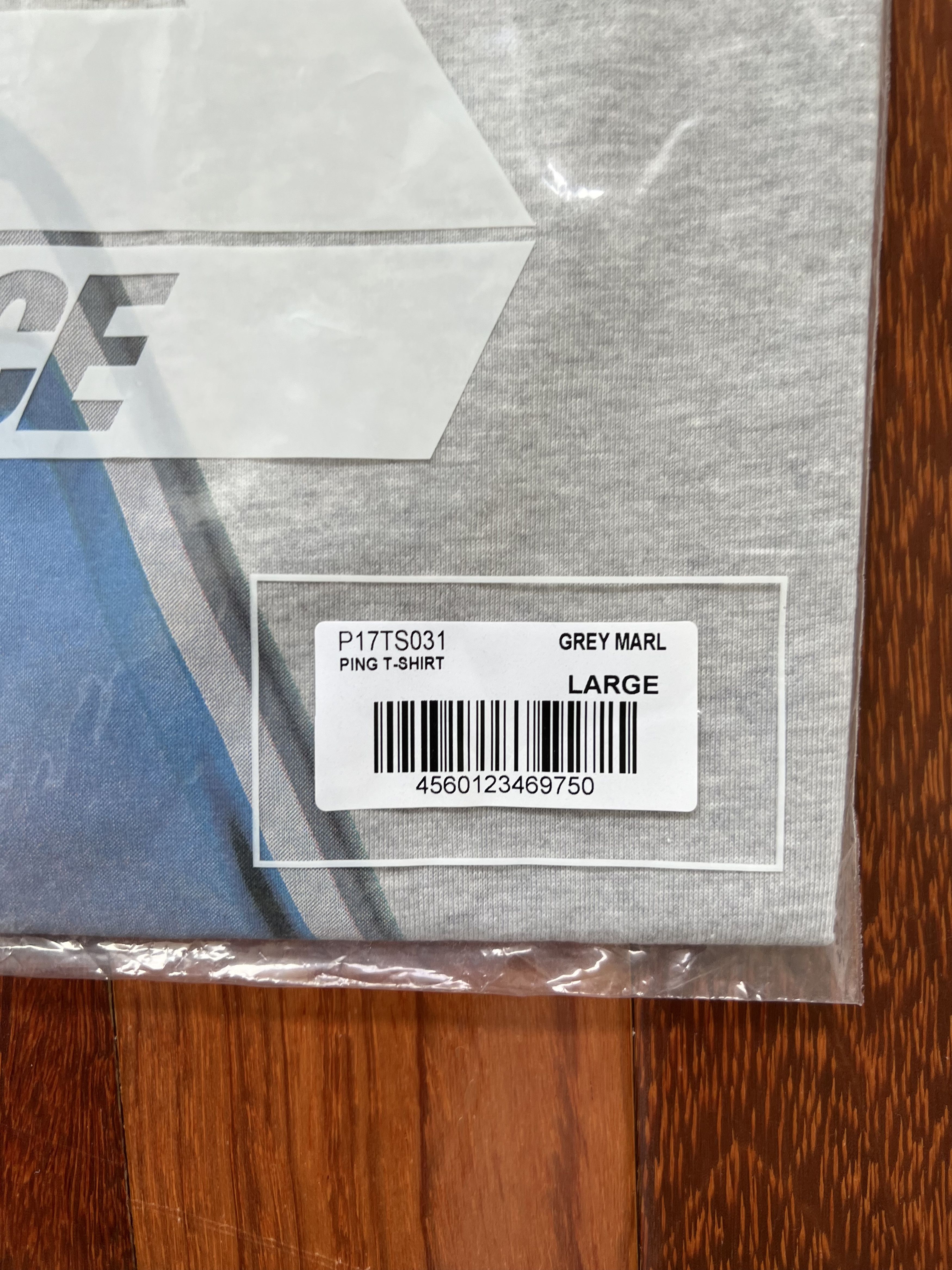 Palace 💚 2019 Palace Ping T-Shirt Grey Marl Large NEW Size US L / EU 52-54 / 3 - 4 Thumbnail