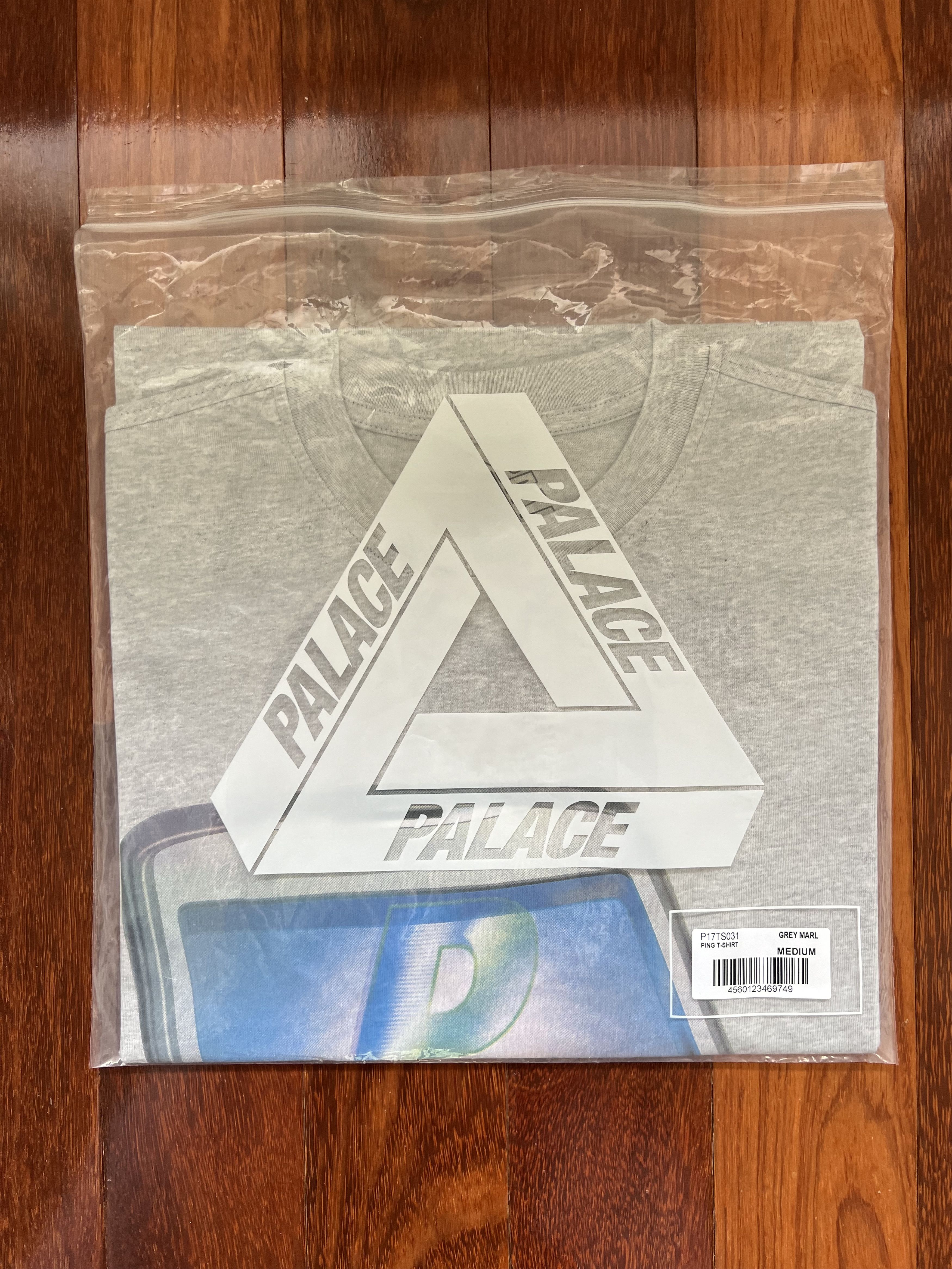 Palace 💚 2019 Palace Ping T-Shirt Grey Marl Medium NEW Size US M / EU 48-50 / 2 - 2 Thumbnail