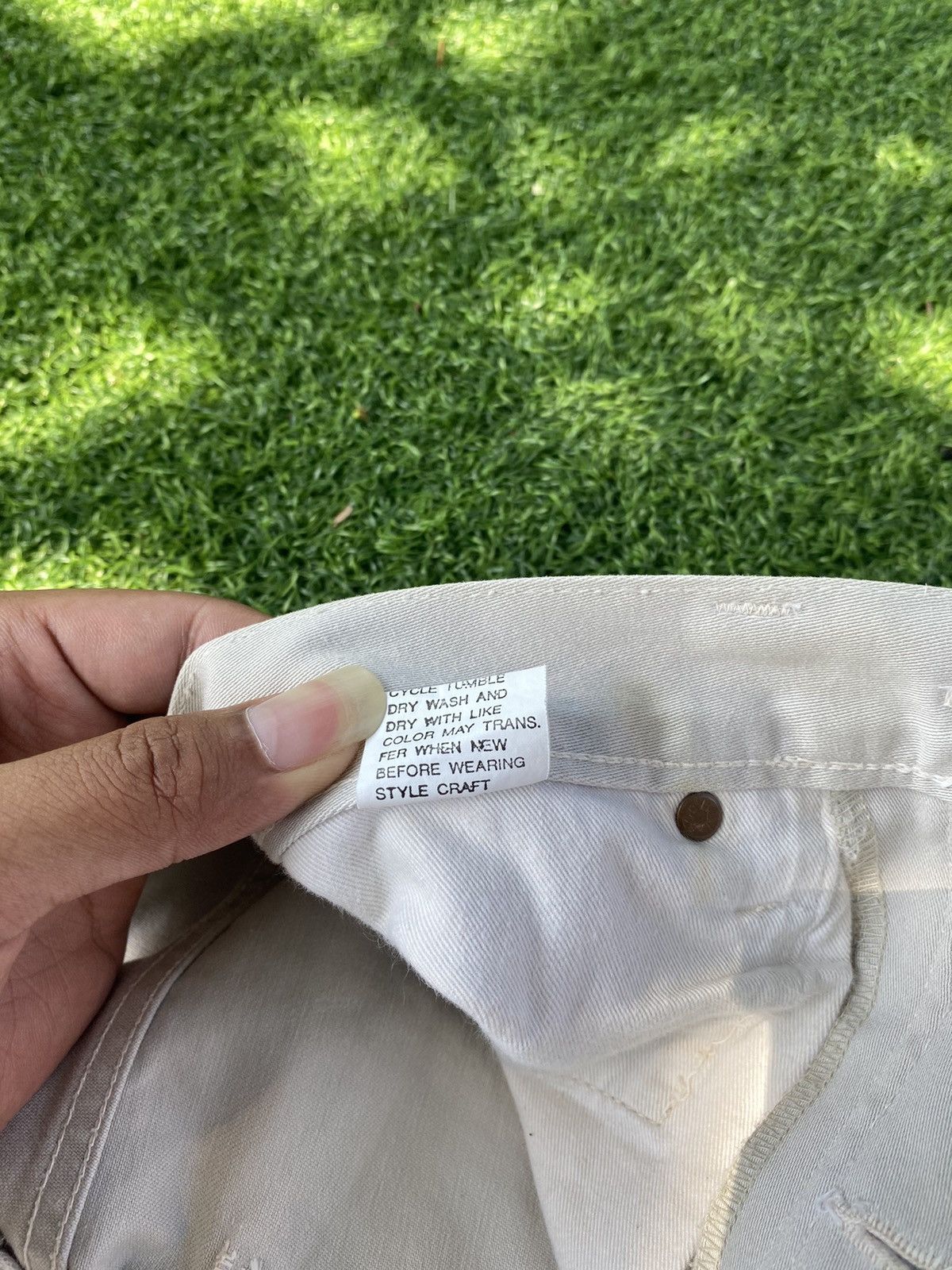 Evisu VINTAGE EVIS BEFORE EVISU TROUSERS YELLOW SEA GULL Size US 31 - 8 Thumbnail