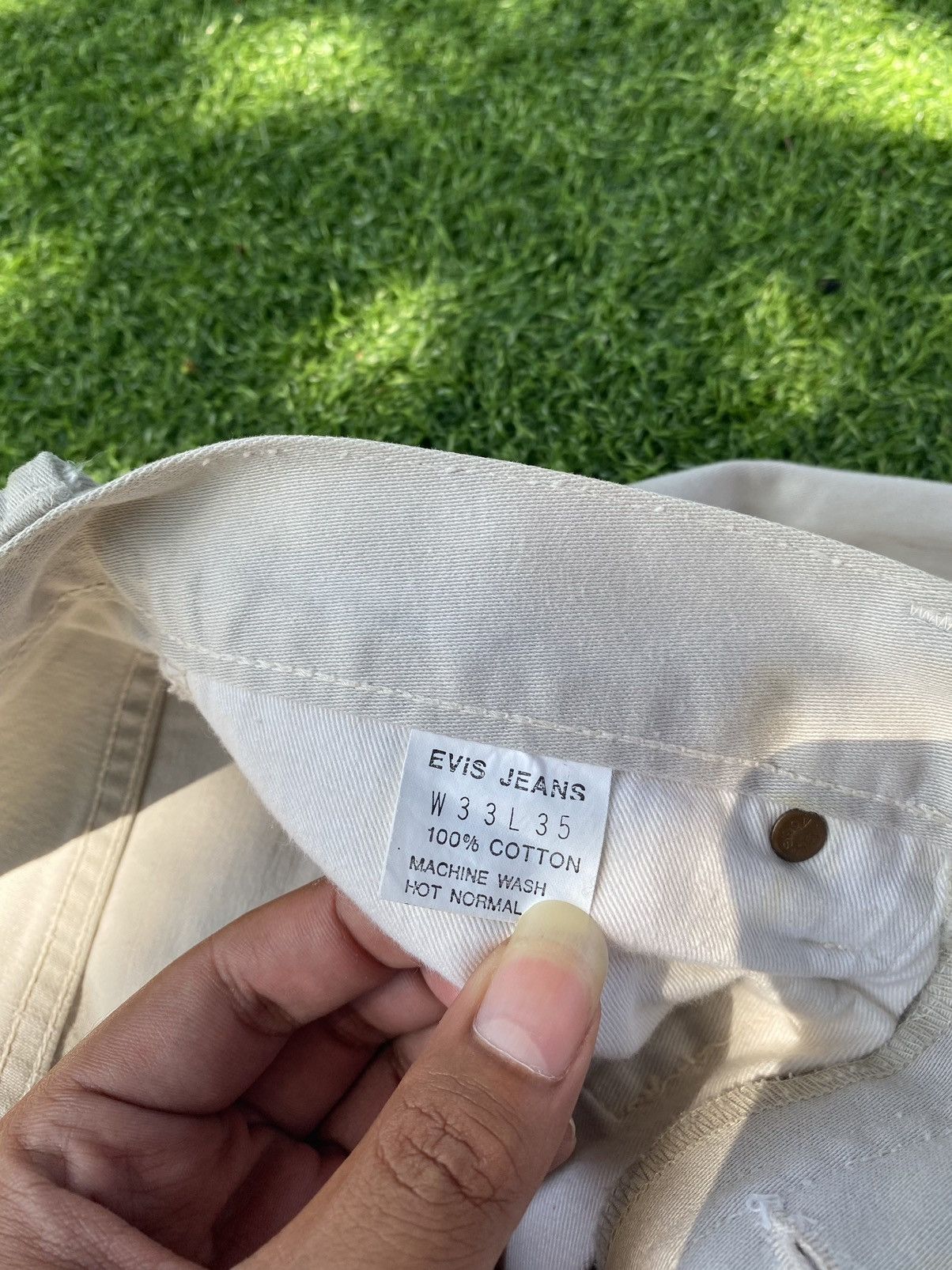 Evisu VINTAGE EVIS BEFORE EVISU TROUSERS YELLOW SEA GULL Size US 31 - 7 Thumbnail