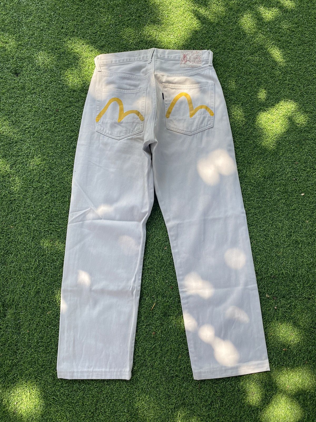 Evisu VINTAGE EVIS BEFORE EVISU TROUSERS YELLOW SEA GULL Size US 31 - 1 Thumbnail