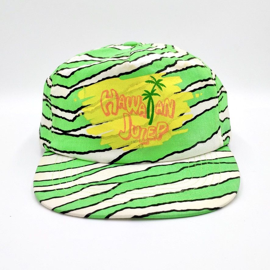 Vintage × Zubaz Vintage Hawaiian Julep Zubaz Snapback Trucker Hat Size ONE SIZE - 2 Thumbnail