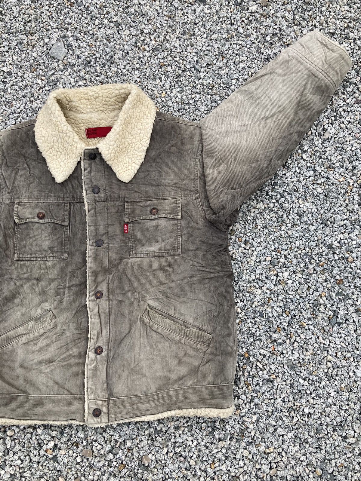 Levi's × Levi's Vintage Clothing DISTRESSED LEVI’S KUDROY SHERPA JACKET Size US M / EU 48-50 / 2 - 4 Thumbnail