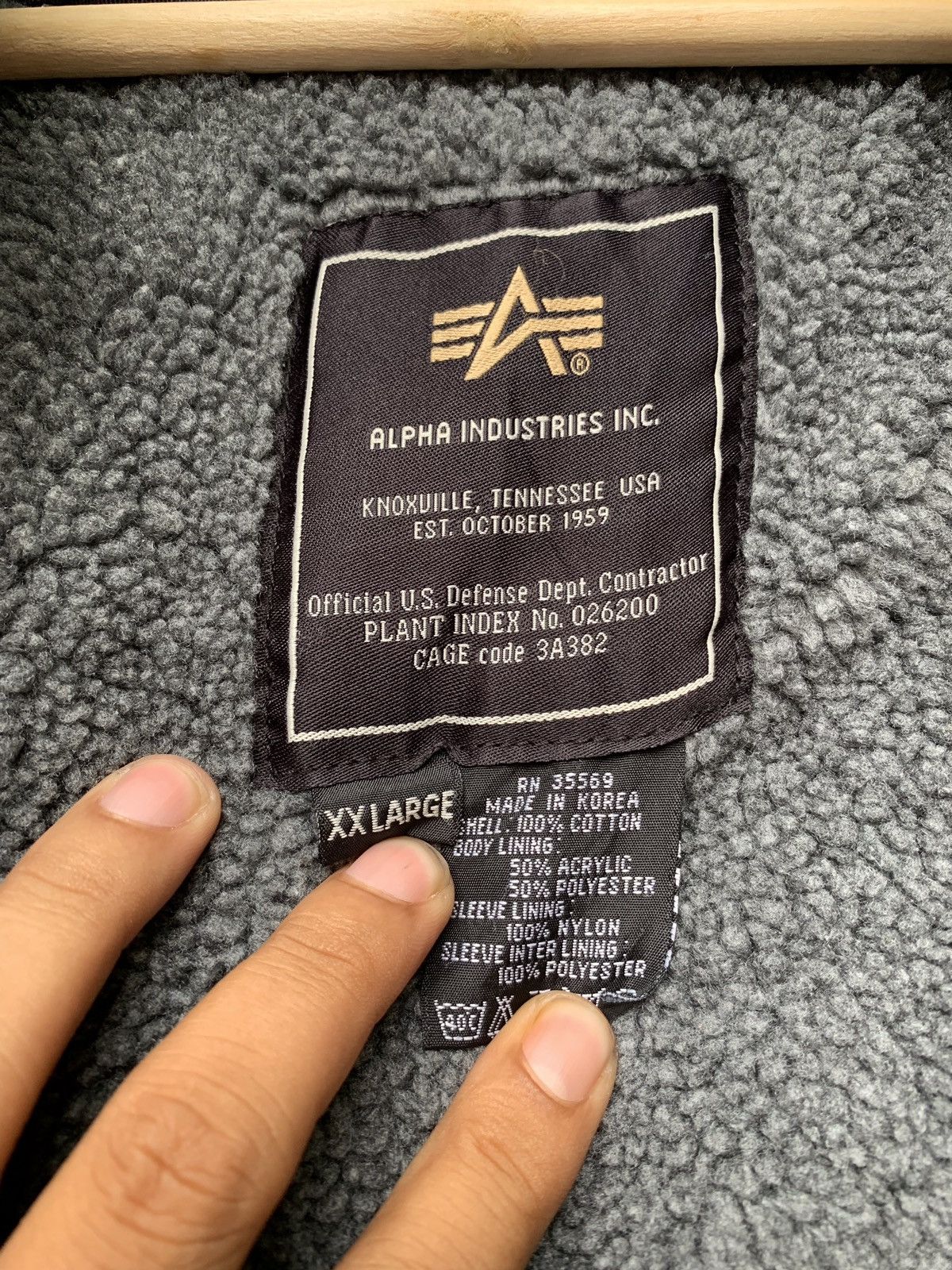 Alpha Industries × Vintage Alpha Industries Weather Heavy Jacket Military Style Size US XXL / EU 58 / 5 - 7 Thumbnail