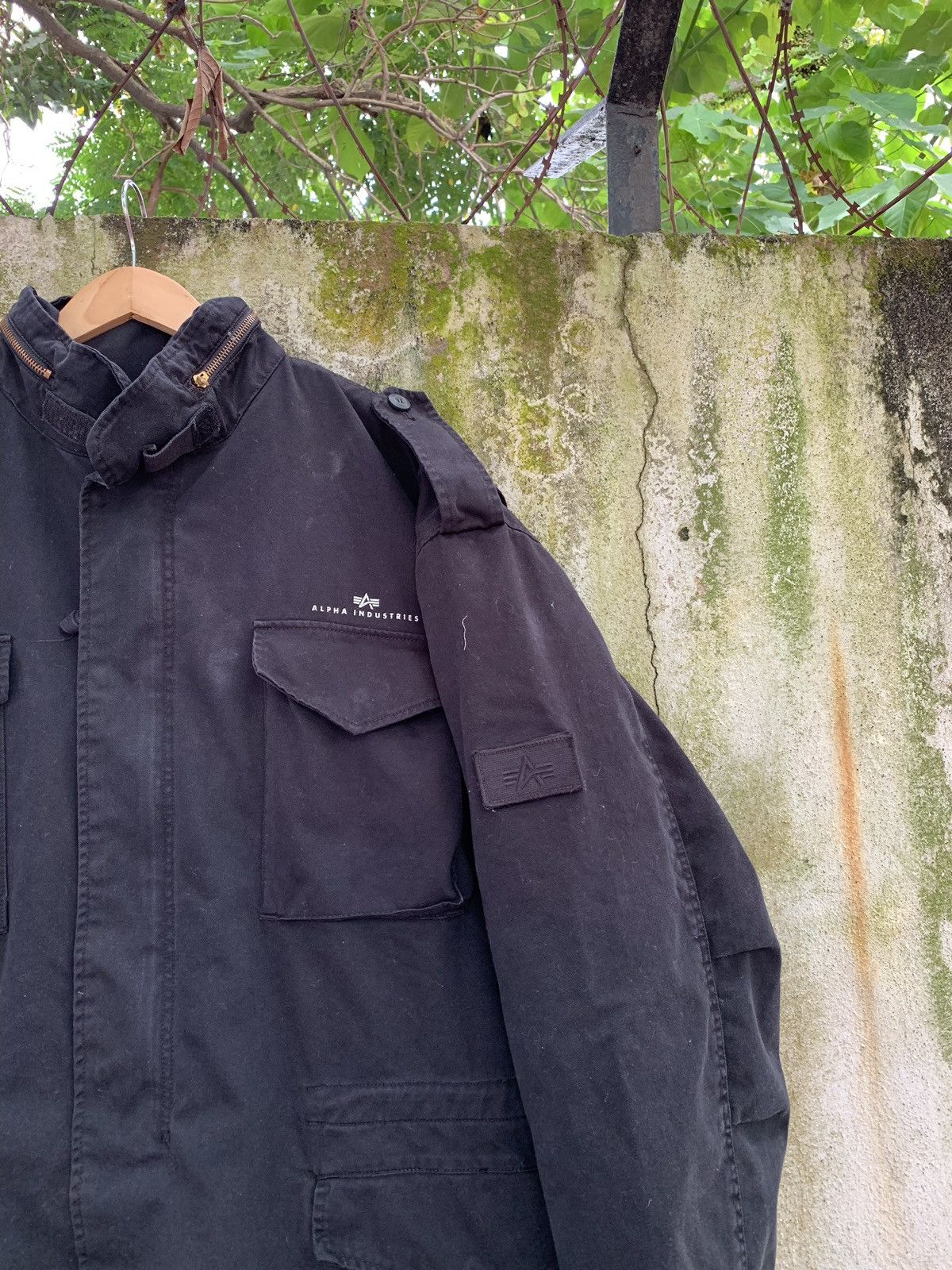 Alpha Industries × Vintage Alpha Industries Weather Heavy Jacket Military Style Size US XXL / EU 58 / 5 - 2 Thumbnail