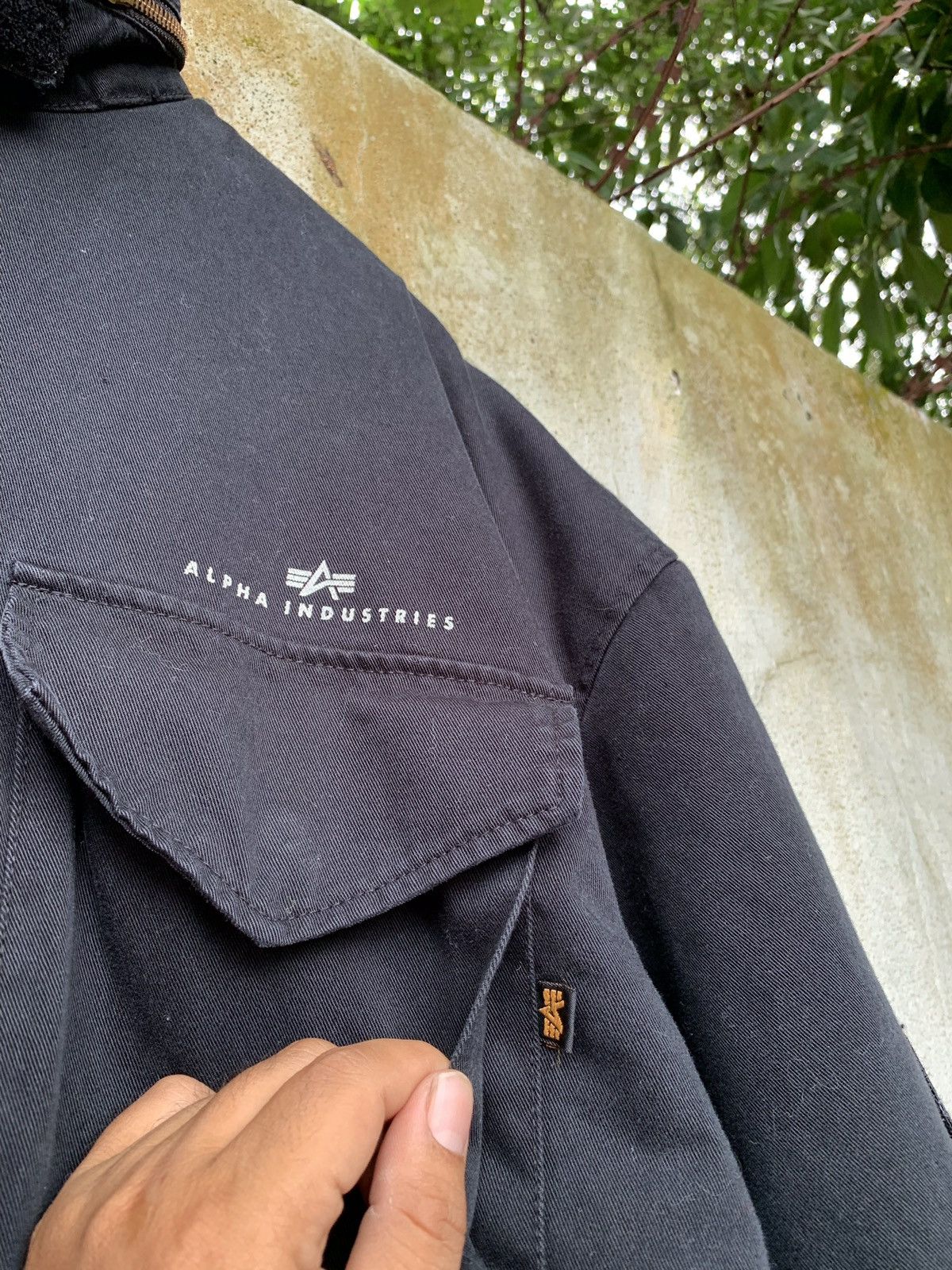 Alpha Industries × Vintage Alpha Industries Weather Heavy Jacket Military Style Size US XXL / EU 58 / 5 - 5 Thumbnail