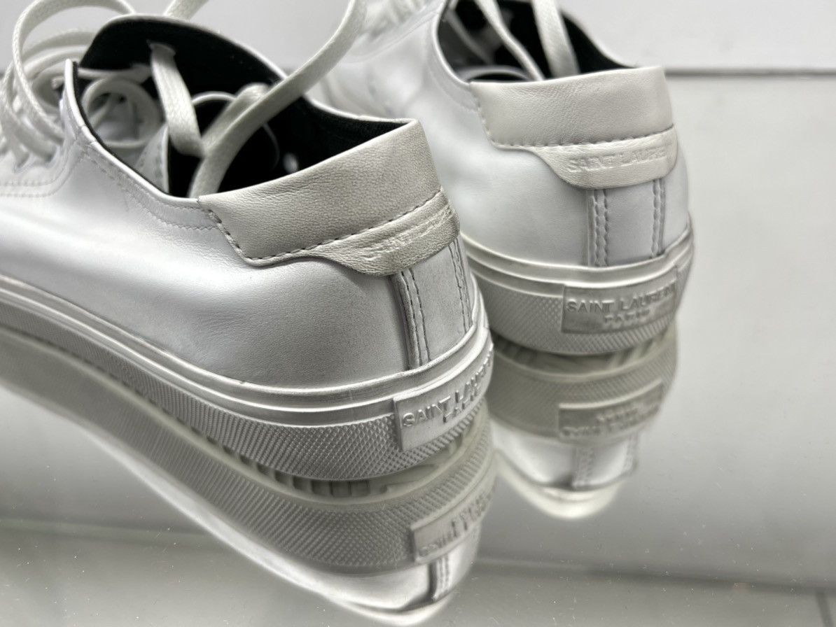 Saint Laurent Paris 19SS Distress Leather Bedford Low Sneakers (multiple sizes) Size US 9.5 / EU 42-43 - 6 Thumbnail