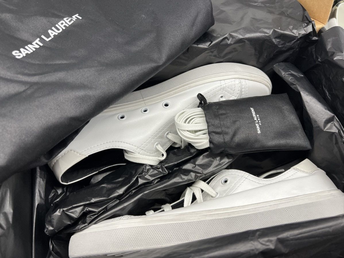 Saint Laurent Paris 19SS Distress Leather Bedford Low Sneakers (multiple sizes) Size US 9.5 / EU 42-43 - 8 Thumbnail