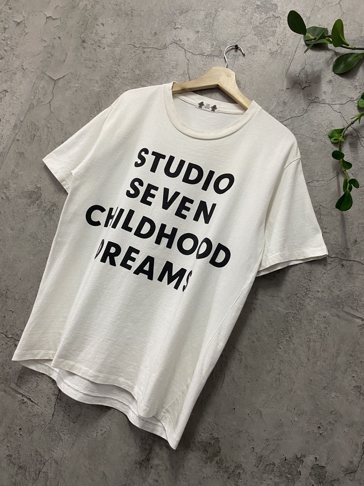 Bounty Hunter × Japanese Brand × Studio Seven Studio Seven Childhood Dreams Script Tshirt Size US M / EU 48-50 / 2 - 2 Thumbnail
