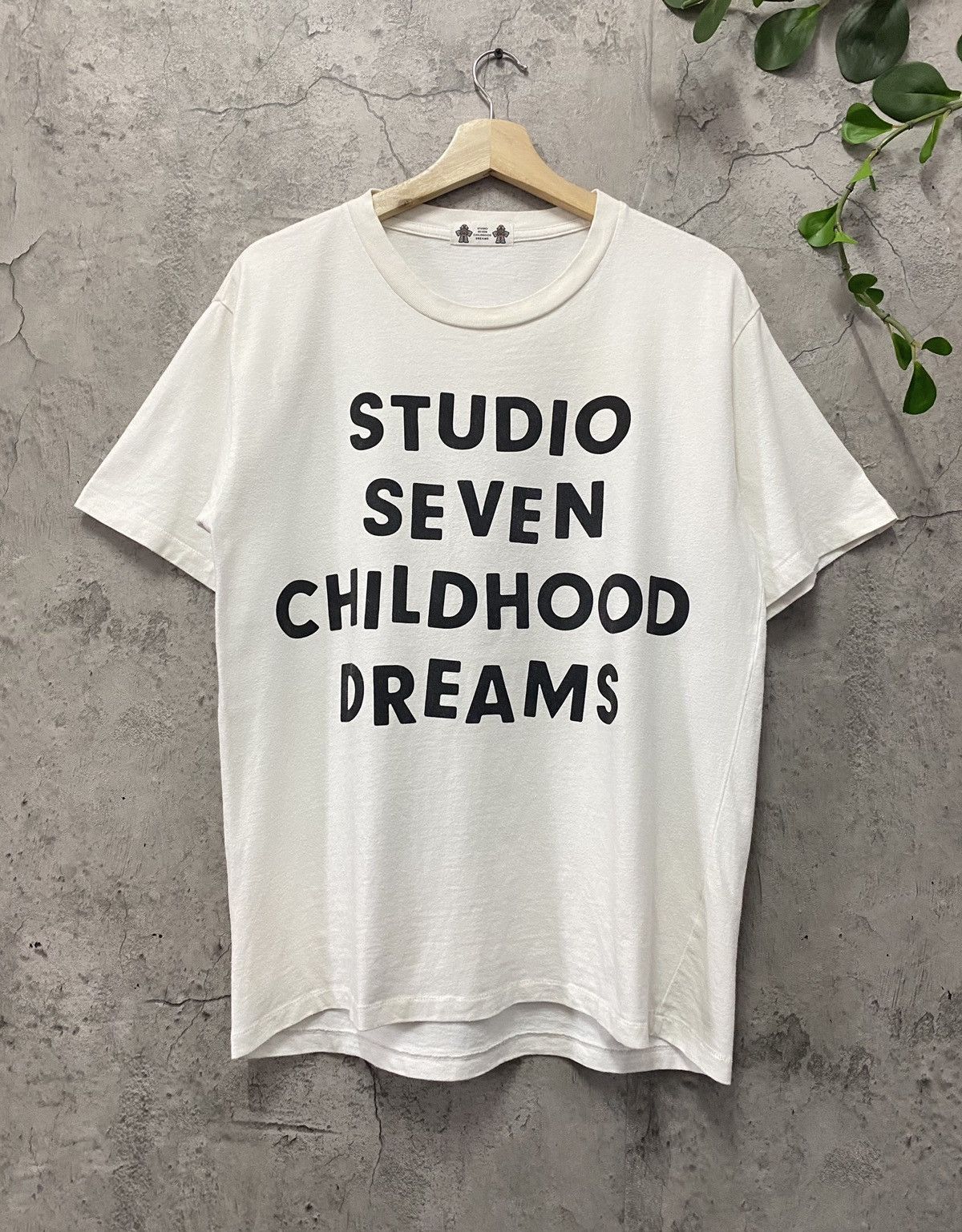 Bounty Hunter × Japanese Brand × Studio Seven Studio Seven Childhood Dreams Script Tshirt Size US M / EU 48-50 / 2 - 1 Thumbnail