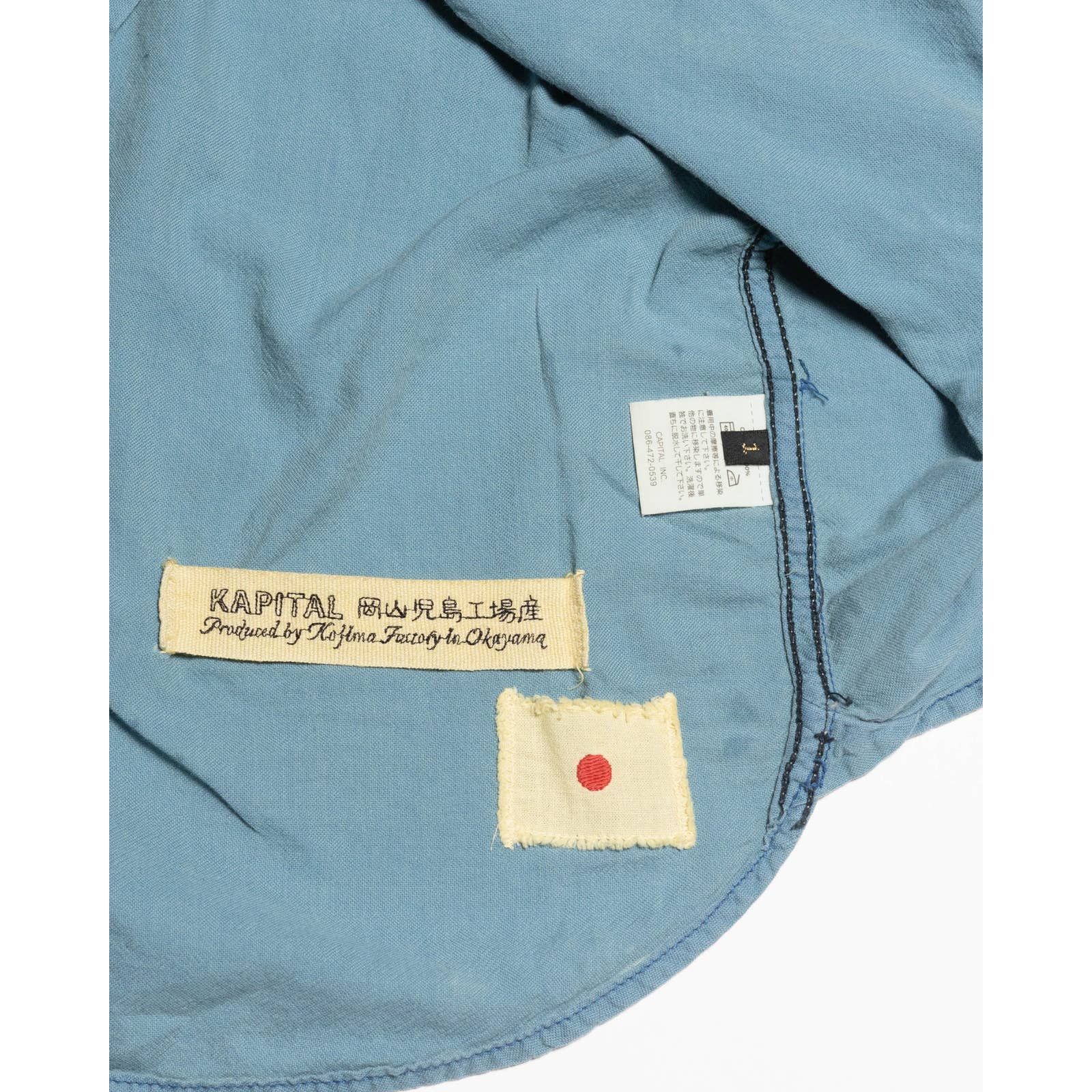 Kapital Kapital Japan Blue Denim Button Up shirt Size US S / EU 44-46 / 1 - 8 Thumbnail