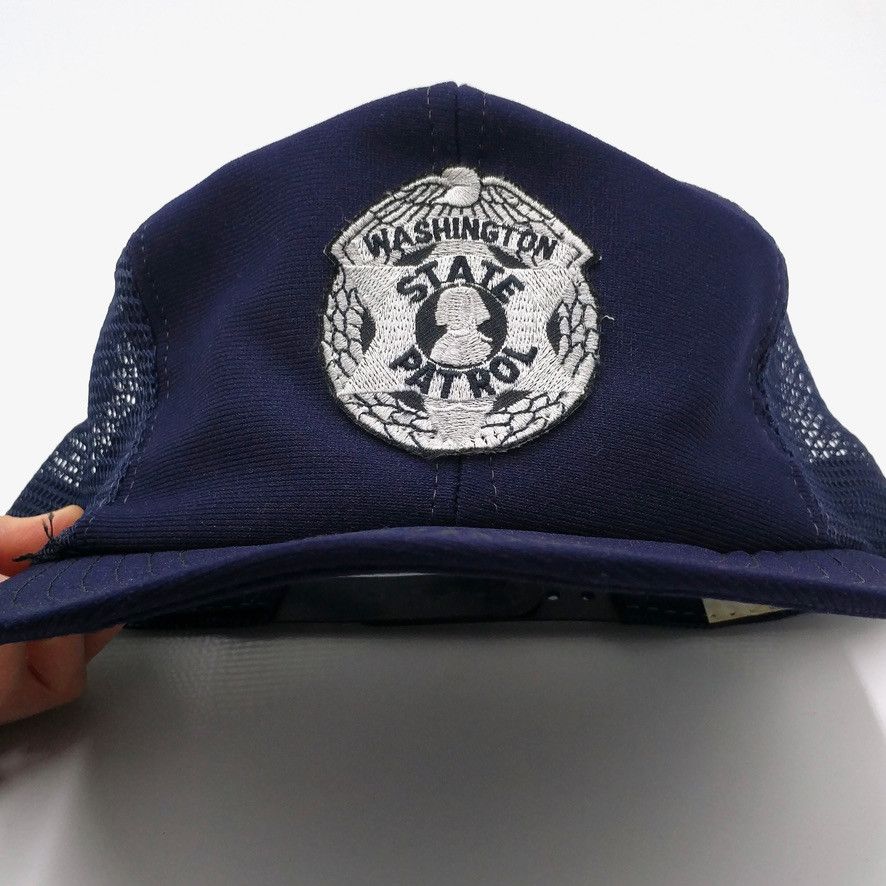 Vintage Vintage Washington State Patrol Snapback Trucker Mesh Hat Size ONE SIZE - 7 Thumbnail
