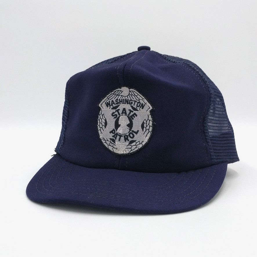 Vintage Vintage Washington State Patrol Snapback Trucker Mesh Hat Size ONE SIZE - 3 Thumbnail