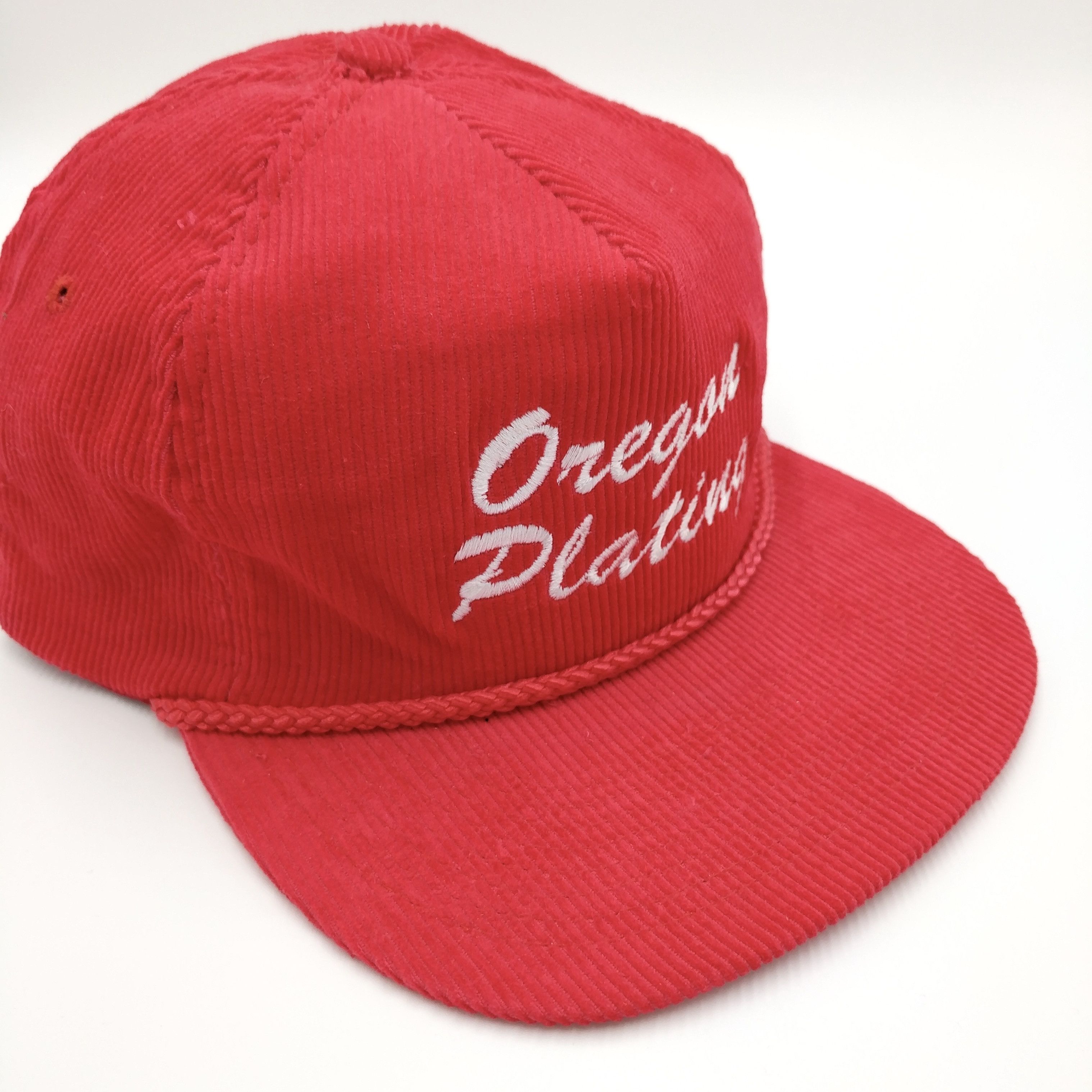 Vintage Vintage Oregon Plating Corduroy Snapback Trucker Hat Size ONE SIZE - 3 Thumbnail