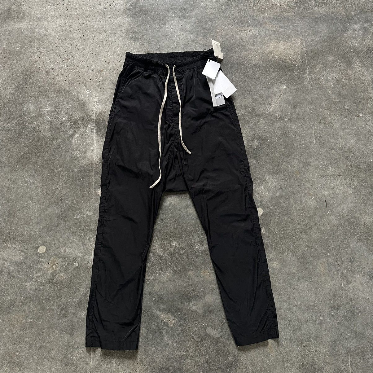 image of Rick Owens Ss17 “Walrus” Drop Crotch Pants in Black, Men's (Size 32)