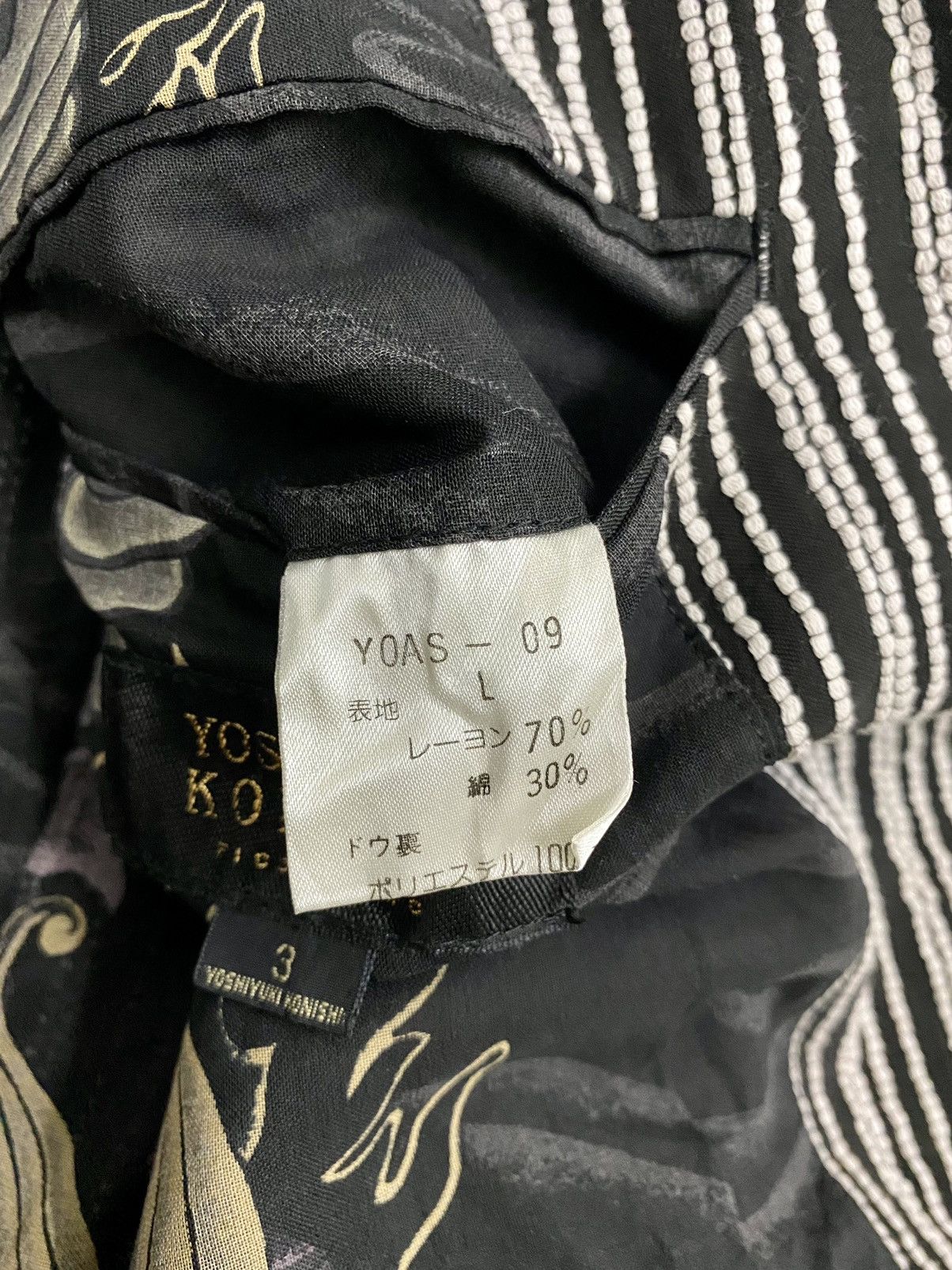 Yoshiyuki Konishi YOSHIYUKI KNISHI FICCE UOMO RAYON DOUBLE LINING JACKET COATS Size US M / EU 48-50 / 2 - 20 Thumbnail