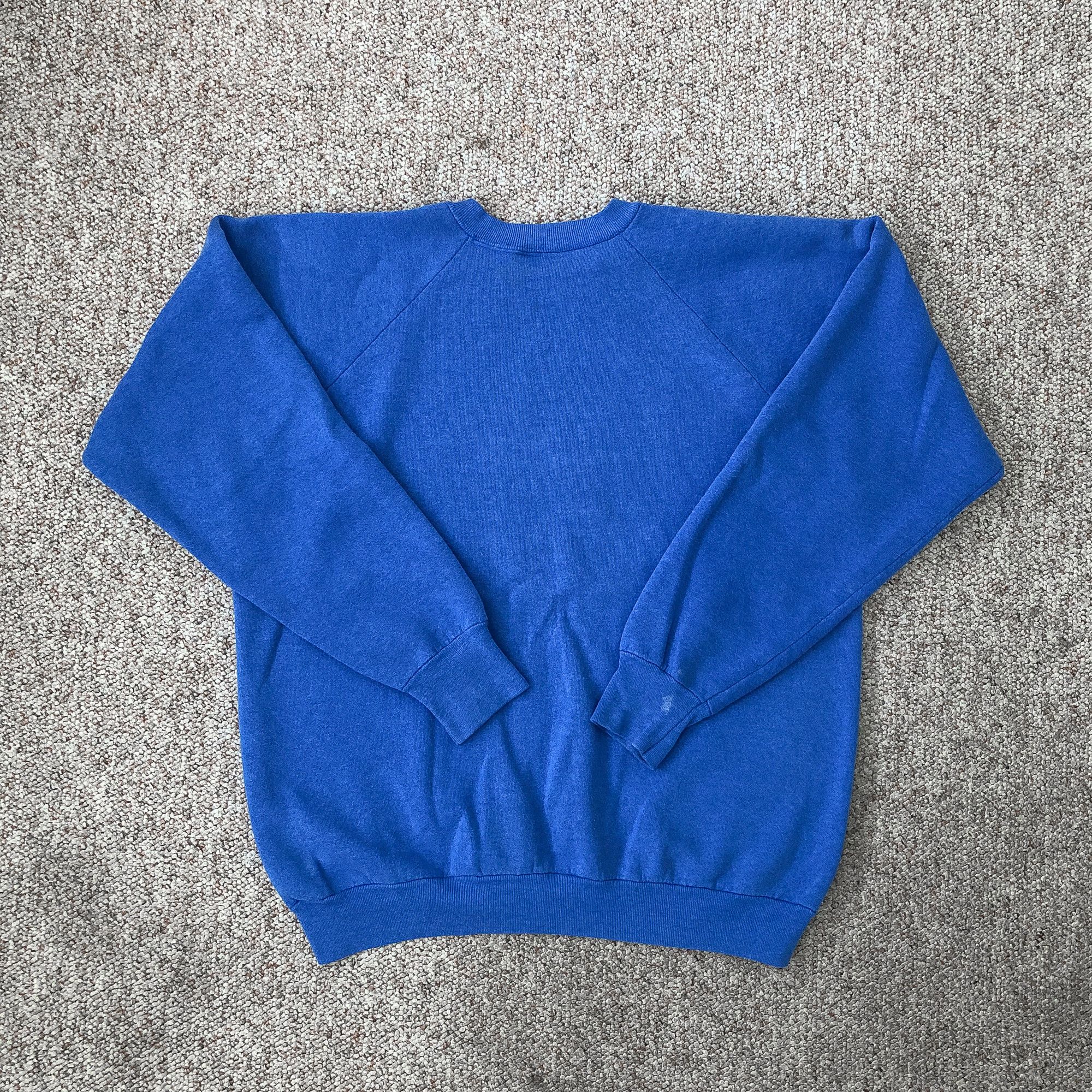 Vintage Vintage 1991 Boxy Sun Faded Blue 'Dames at Sea' Sweatshirt Size US XL / EU 56 / 4 - 3 Thumbnail