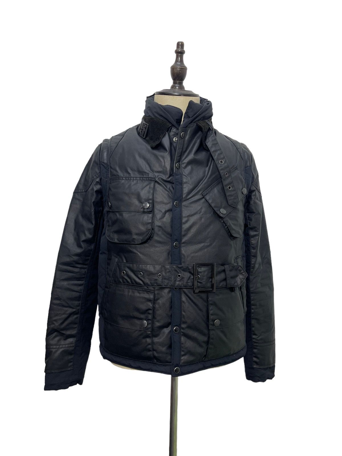 Maison MIHARA YASUHIRO Hybrid Horsehide Military Down Jacket Wax Ripstop Slim 4🟩3 Size US M / EU 48-50 / 2 - 3 Thumbnail