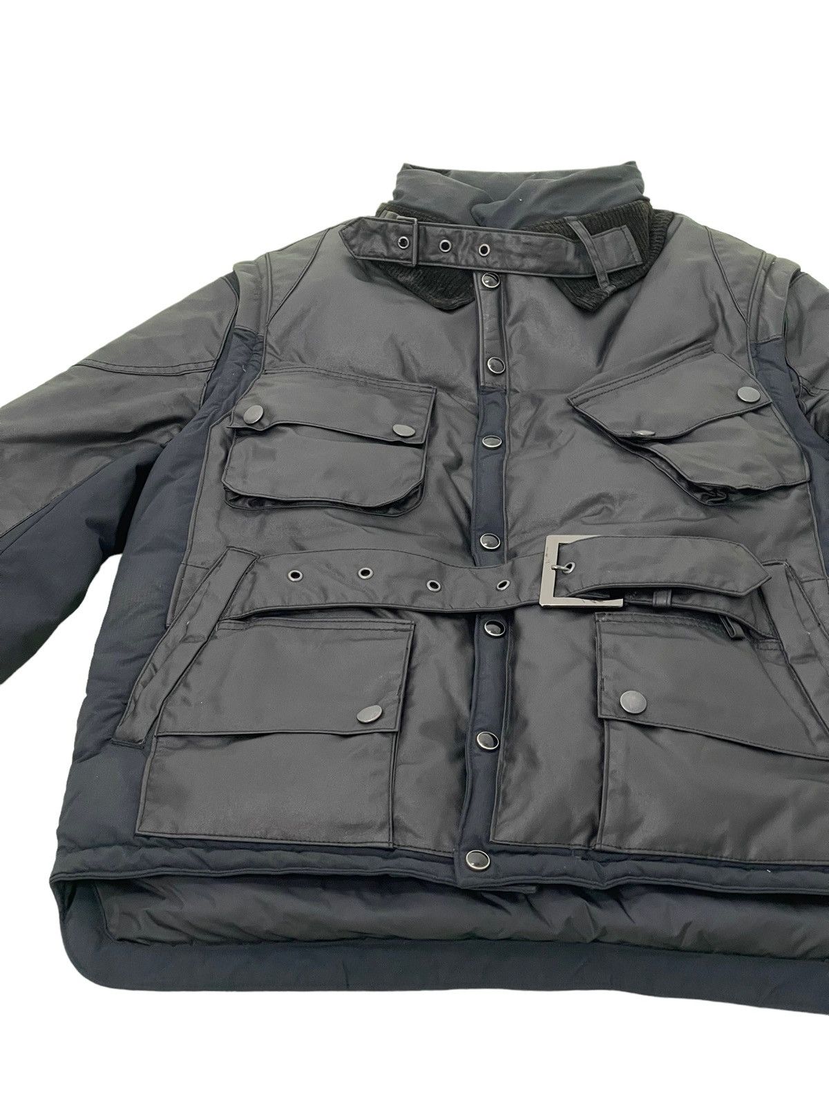 Maison MIHARA YASUHIRO Hybrid Horsehide Military Down Jacket Wax Ripstop Slim 4🟩3 Size US M / EU 48-50 / 2 - 10 Thumbnail