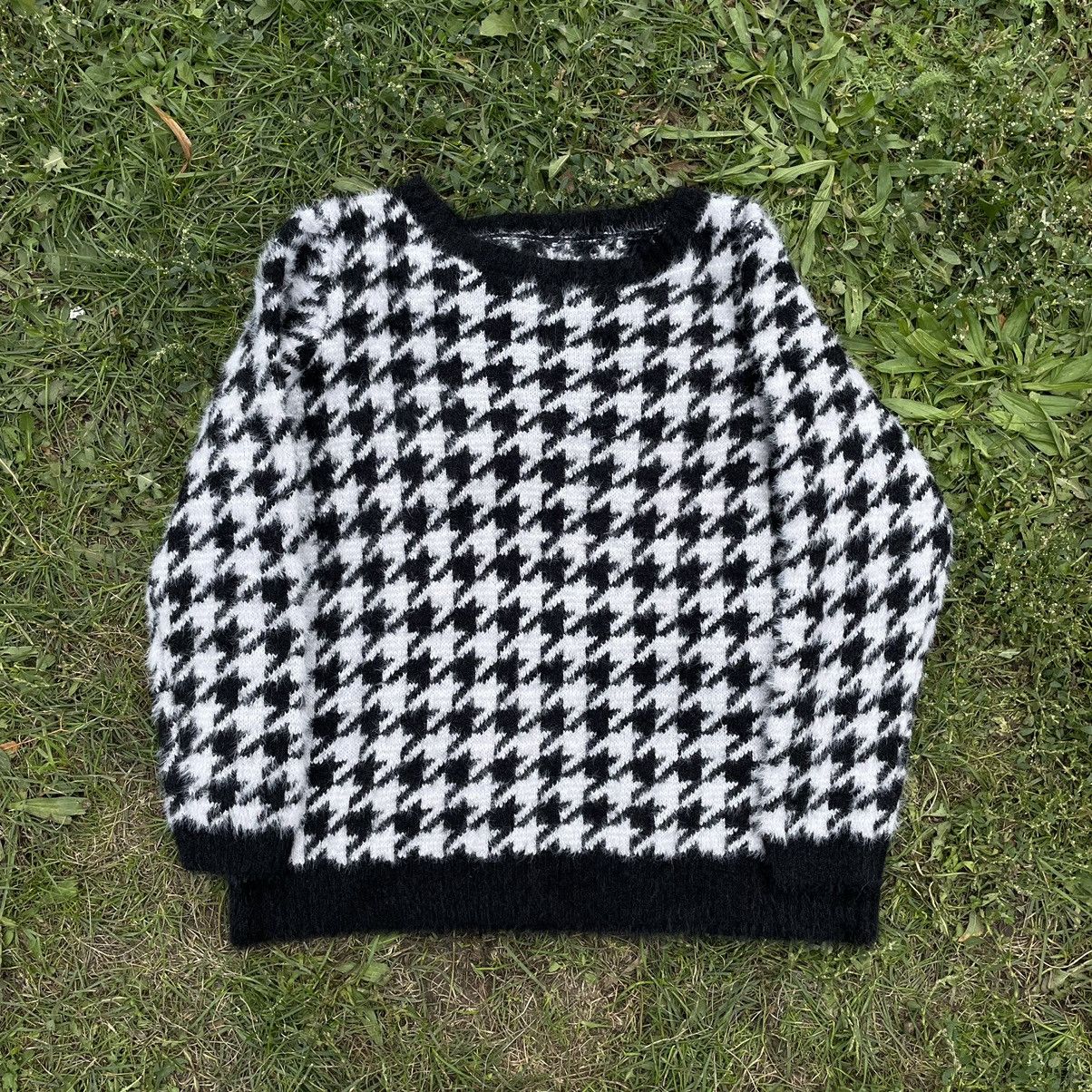 If Six Was Nine Vintage Y2K Hype Mohair Teddy Sweater KanyeWest Style Size US S / EU 44-46 / 1 - 1 Thumbnail