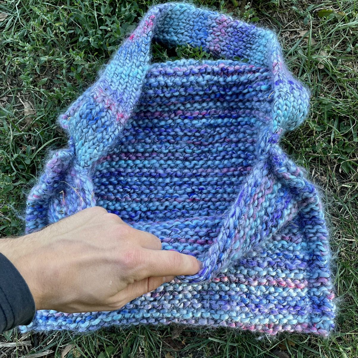 Vintage Vintage 90s Japanese Mohair Knit Teddy Bag Grunge Cropped OS Size ONE SIZE - 4 Thumbnail