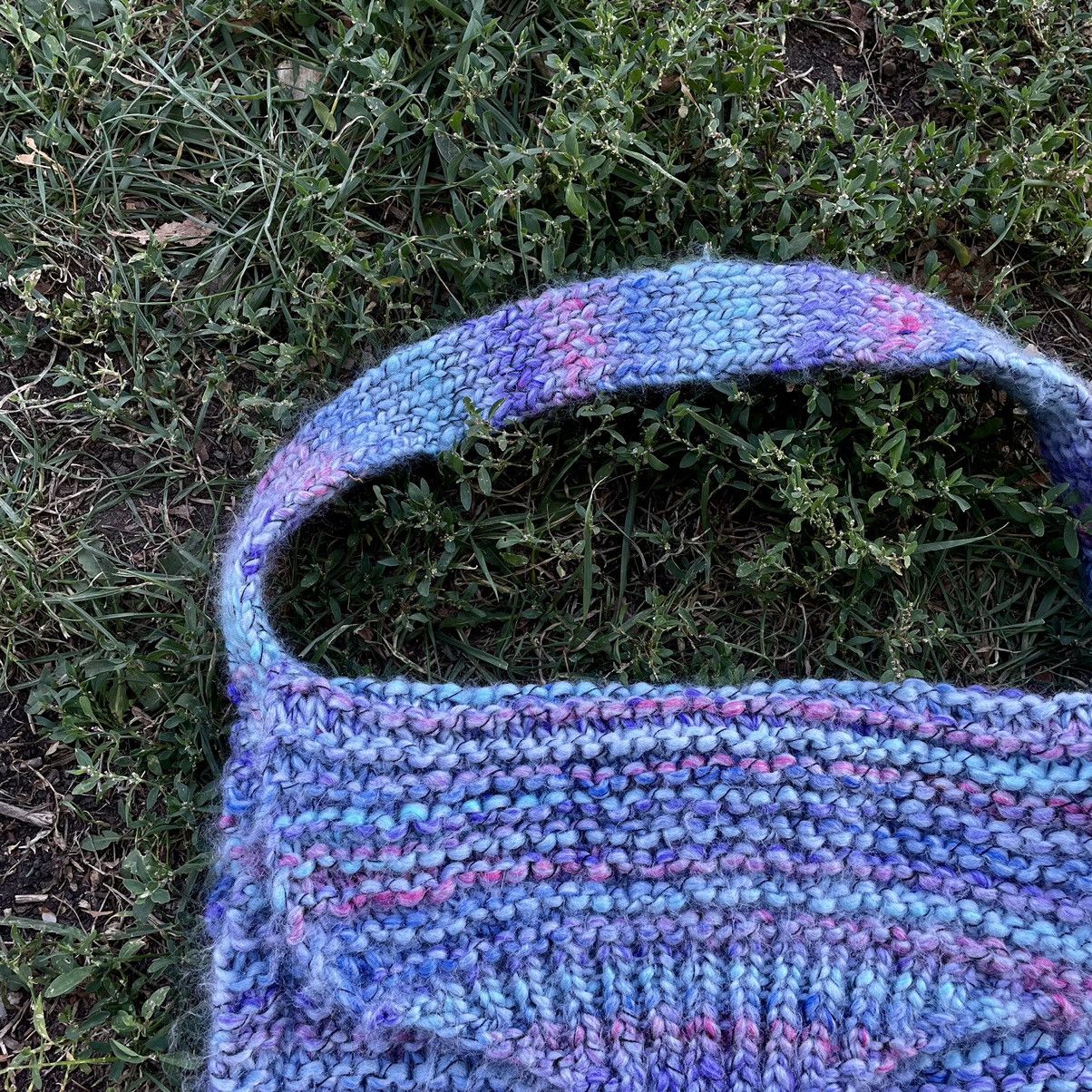 Vintage Vintage 90s Japanese Mohair Knit Teddy Bag Grunge Cropped OS Size ONE SIZE - 2 Thumbnail