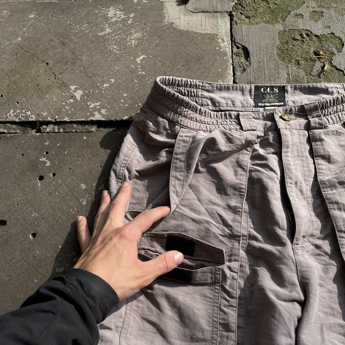 Vintage Vintage 90s Japanese Baggy Cargo Pants Streetwear Rave 34 Size US 34 / EU 50 - 6 Thumbnail