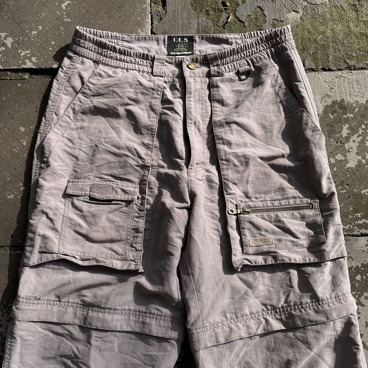 Vintage Vintage 90s Japanese Baggy Cargo Pants Streetwear Rave 34 Size US 34 / EU 50 - 3 Thumbnail