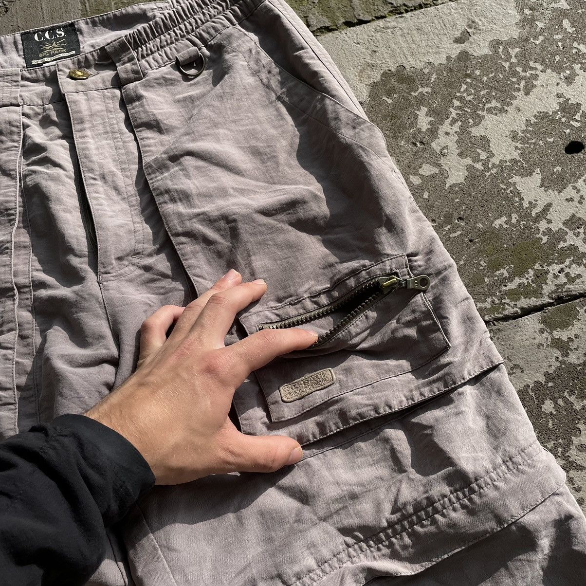Vintage Vintage 90s Japanese Baggy Cargo Pants Streetwear Rave 34 Size US 34 / EU 50 - 5 Thumbnail