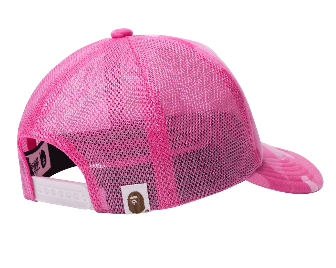 【Stussy x BAPE】 Trucker Cap Pink Bape x Stussy Trucker Hat – CommonGround12