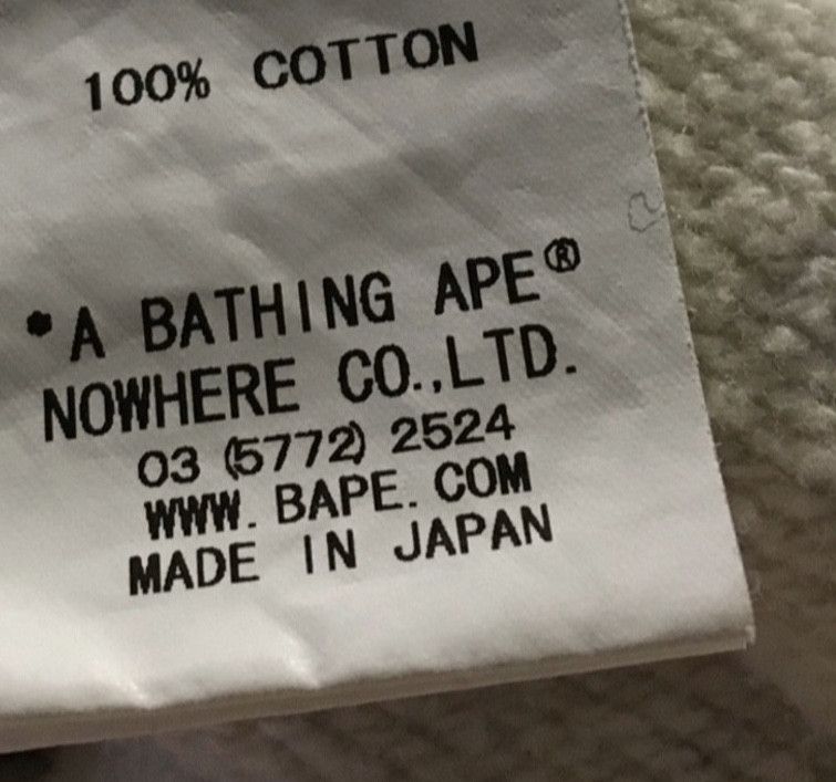 Bape Bape crew neck sweatshirt Size US M / EU 48-50 / 2 - 5 Thumbnail