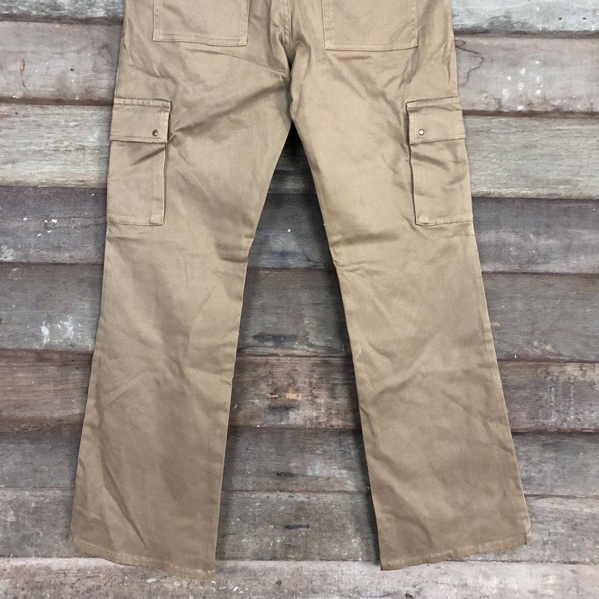 Japanese Brand Japan Brown Multipocket Tactical Cargo Pants#3433 Size US 27 - 11 Thumbnail
