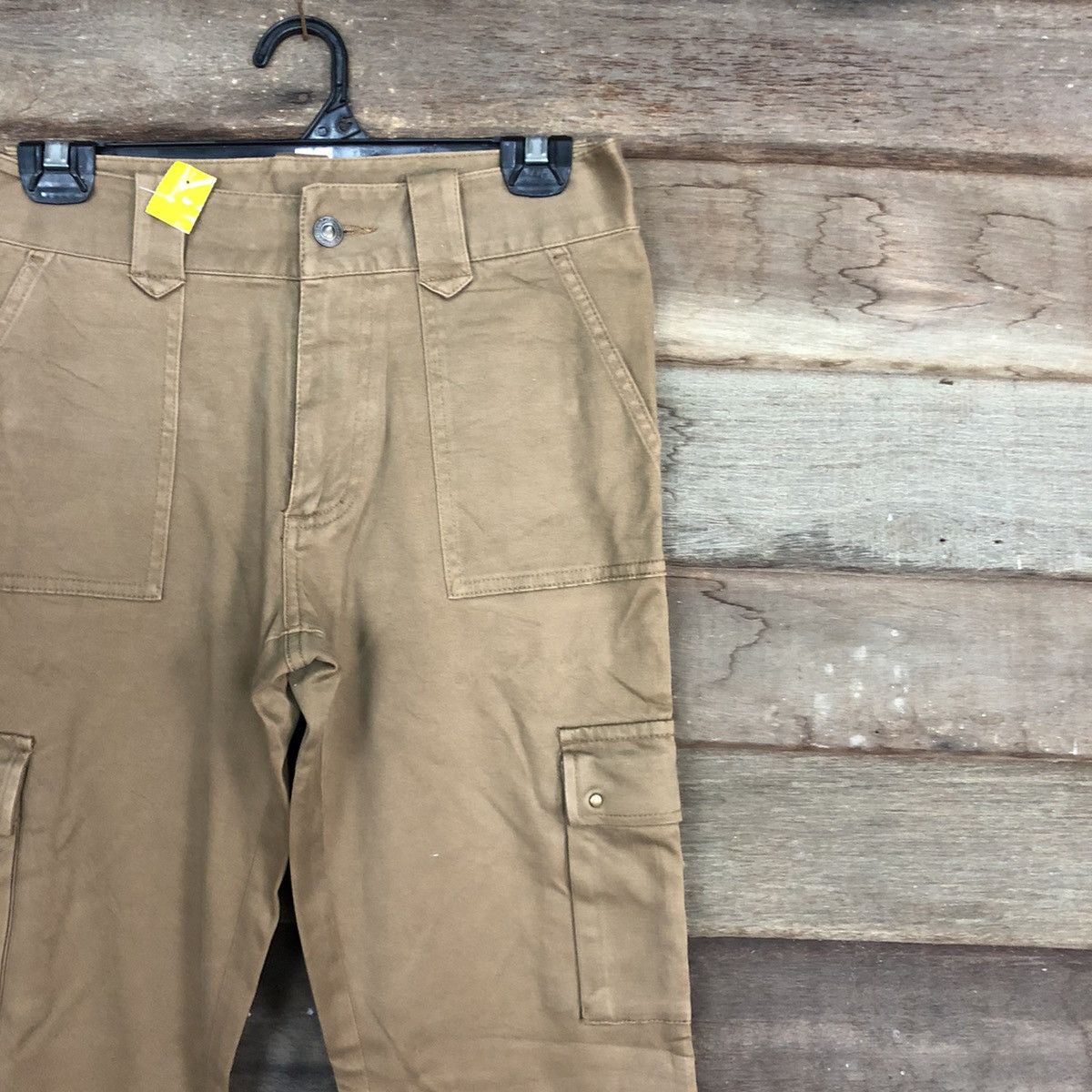 Japanese Brand Japan Brown Multipocket Tactical Cargo Pants#3433 Size US 27 - 5 Thumbnail