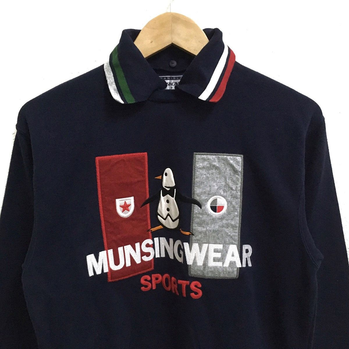 Grand Slam × Vintage MUNSINGWEAR GRANDSLAM Big Logo Embroidery Polos Sweatshirt Size US S / EU 44-46 / 1 - 3 Thumbnail