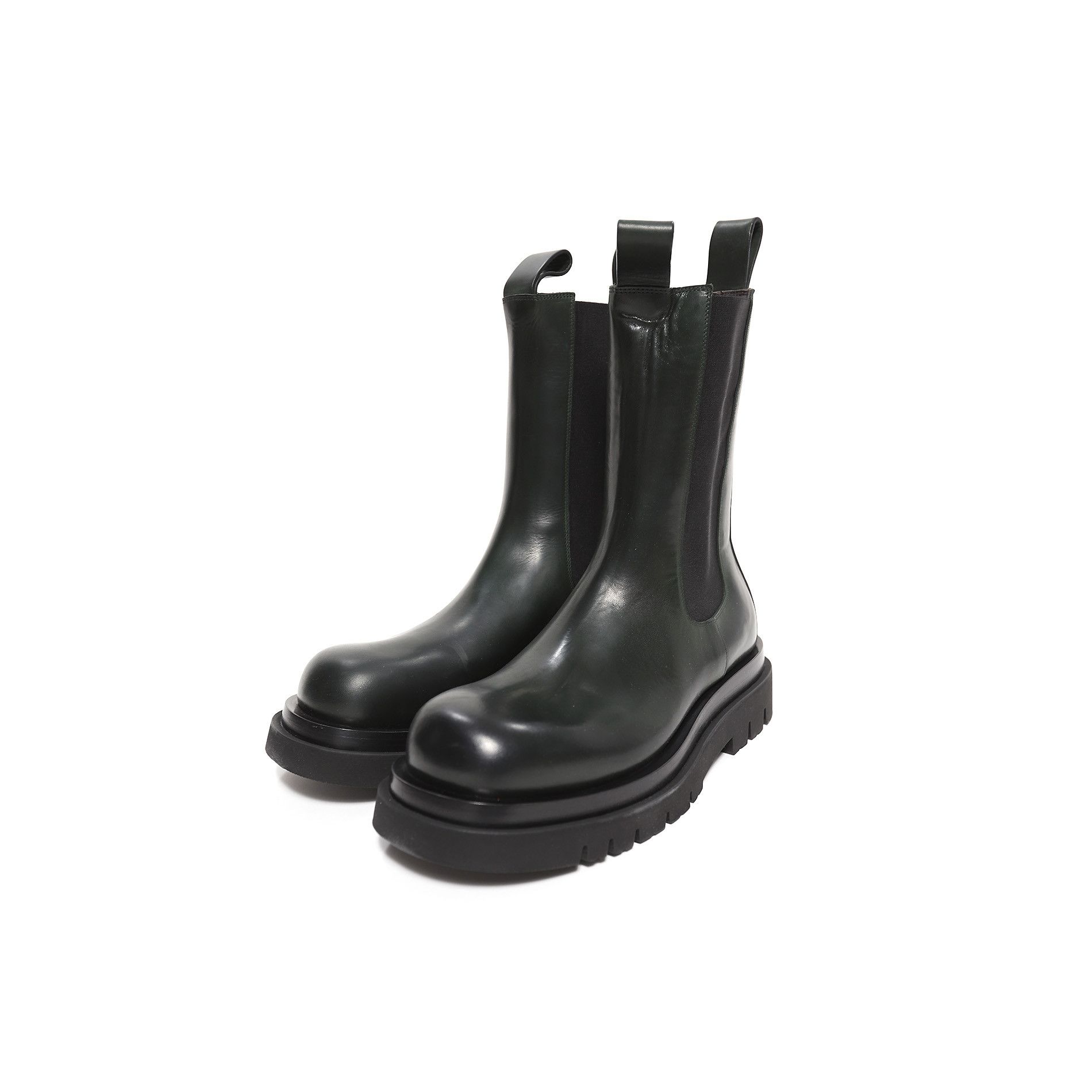 Bottega Veneta by Daniel Lee Bottle Green Lug Boots Size US 11 / EU 44 - 3 Thumbnail