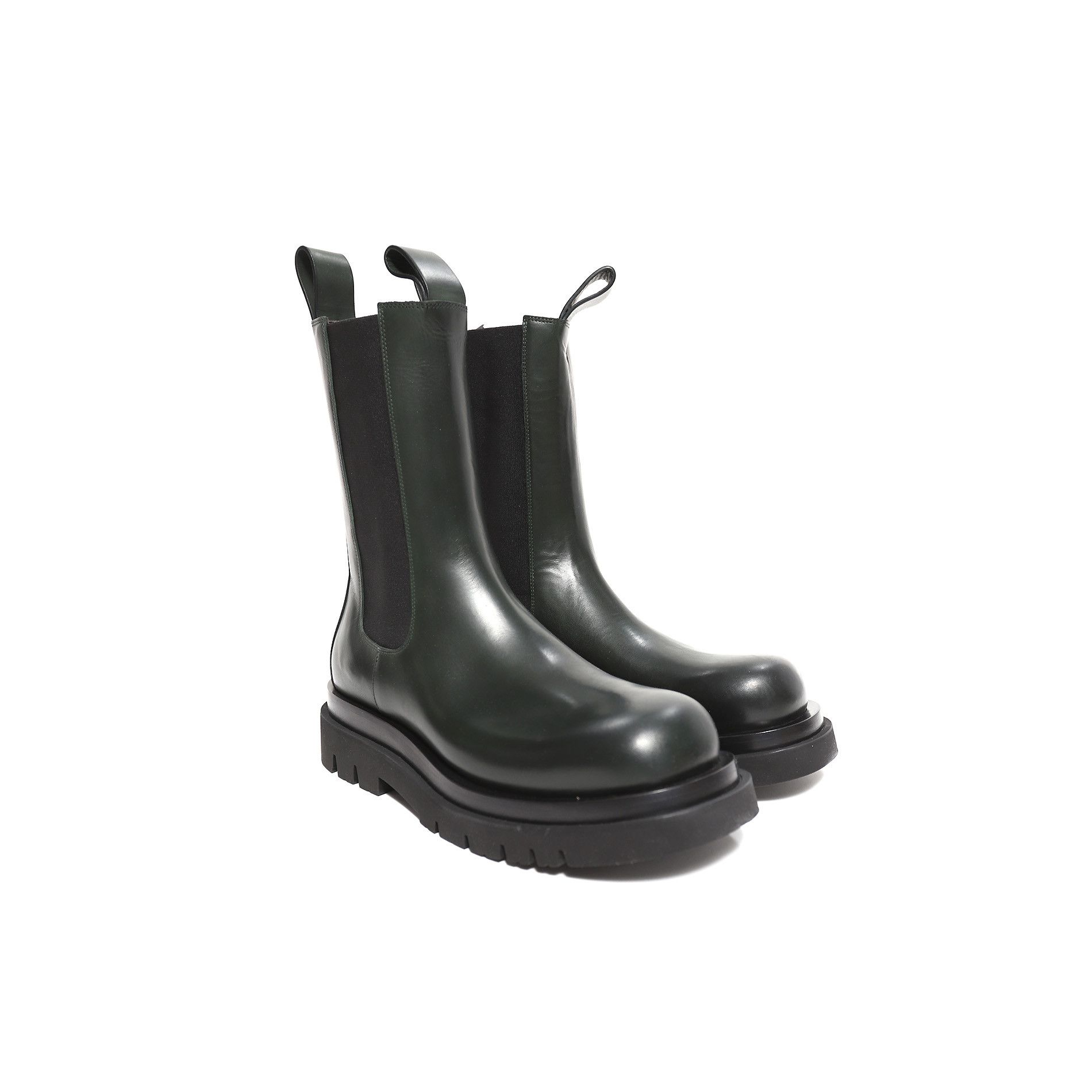 Bottega Veneta by Daniel Lee Bottle Green Lug Boots Size US 11 / EU 44 - 2 Thumbnail