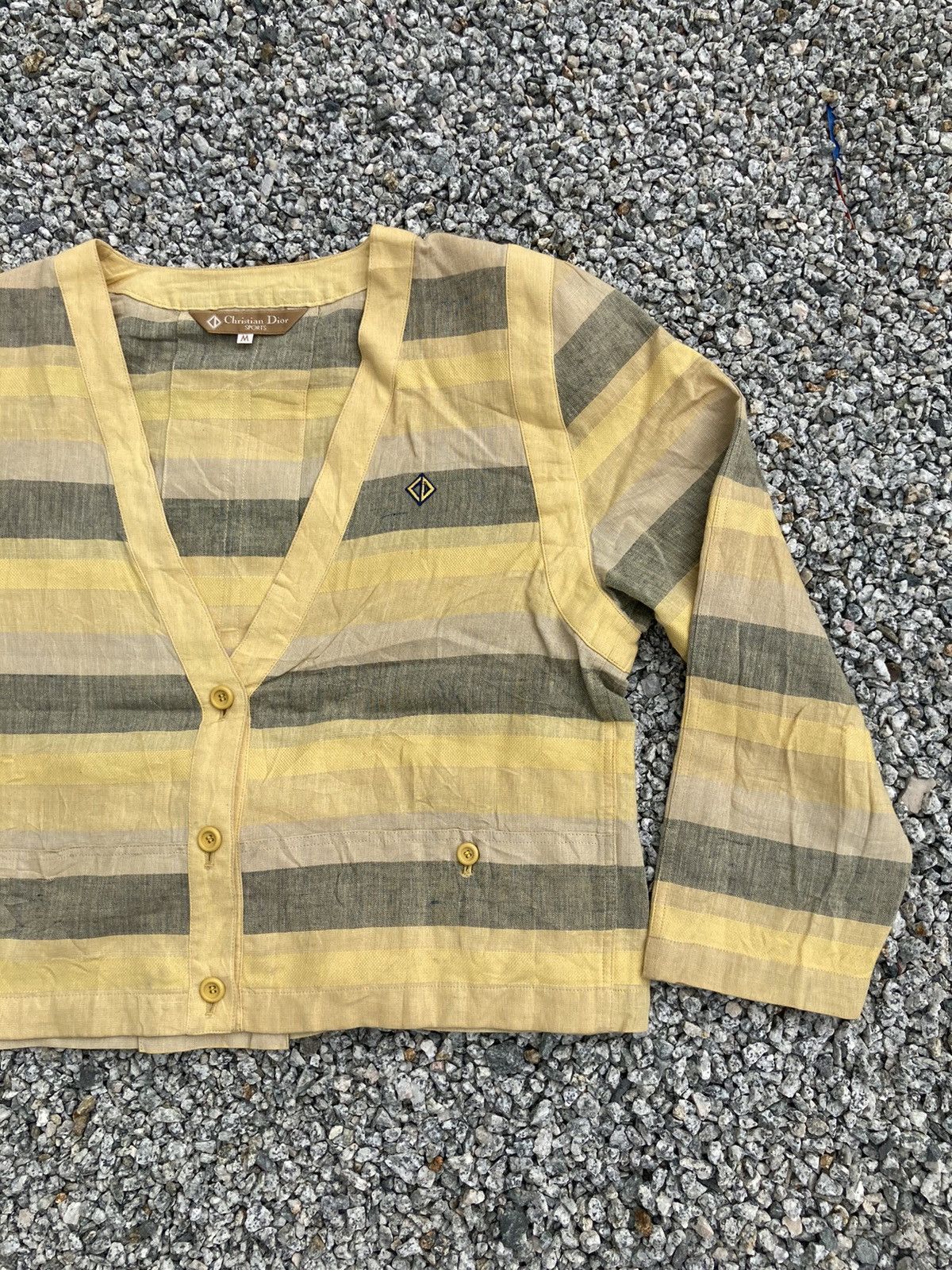 Christian Dior Monsieur Christian Dior Sports Striped Jacket Size M / US 6-8 / IT 42-44 - 3 Thumbnail