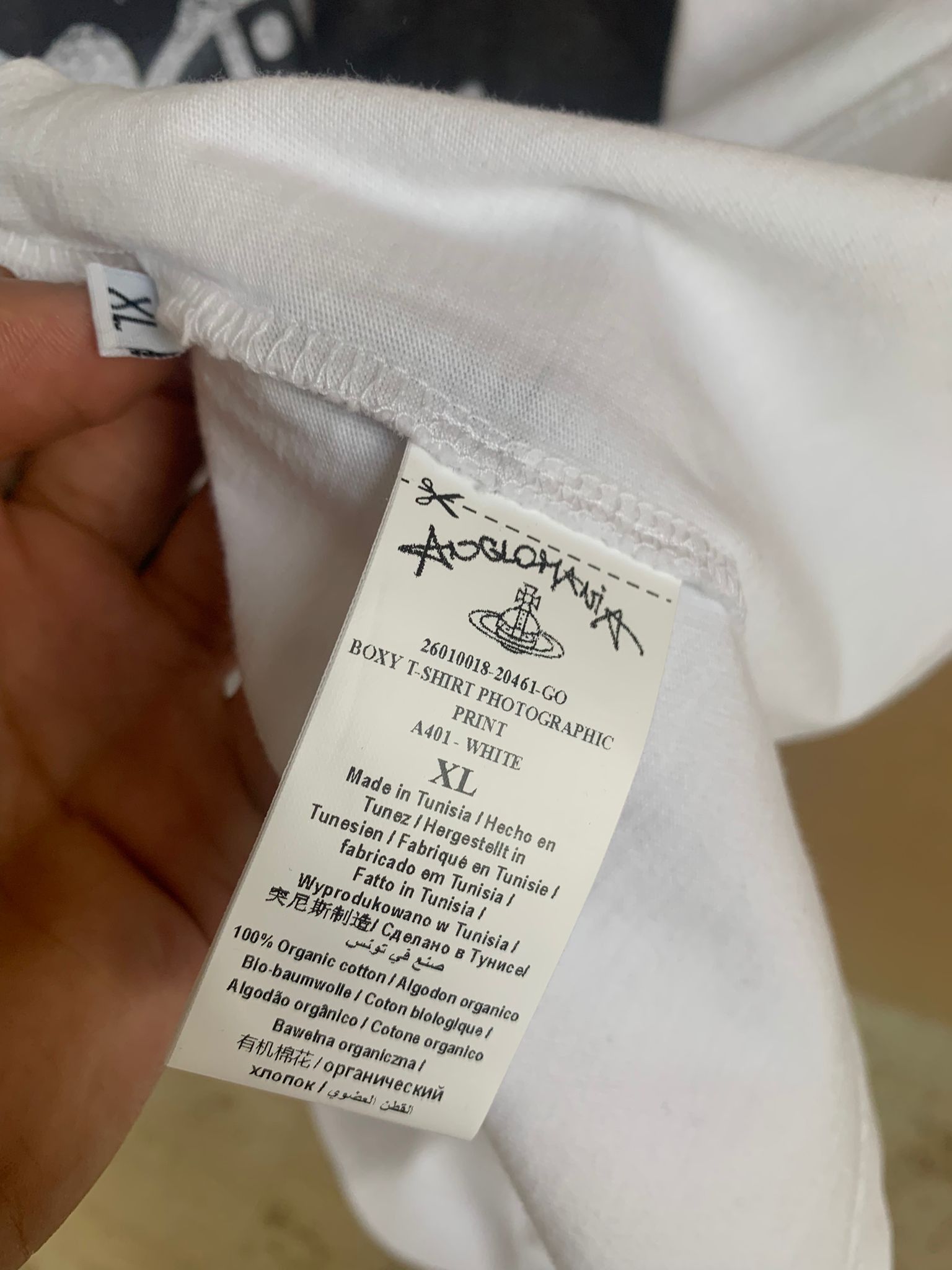 Vivienne Westwood Arm & Cutlass Print Tee Size US XL / EU 56 / 4 - 5 Thumbnail