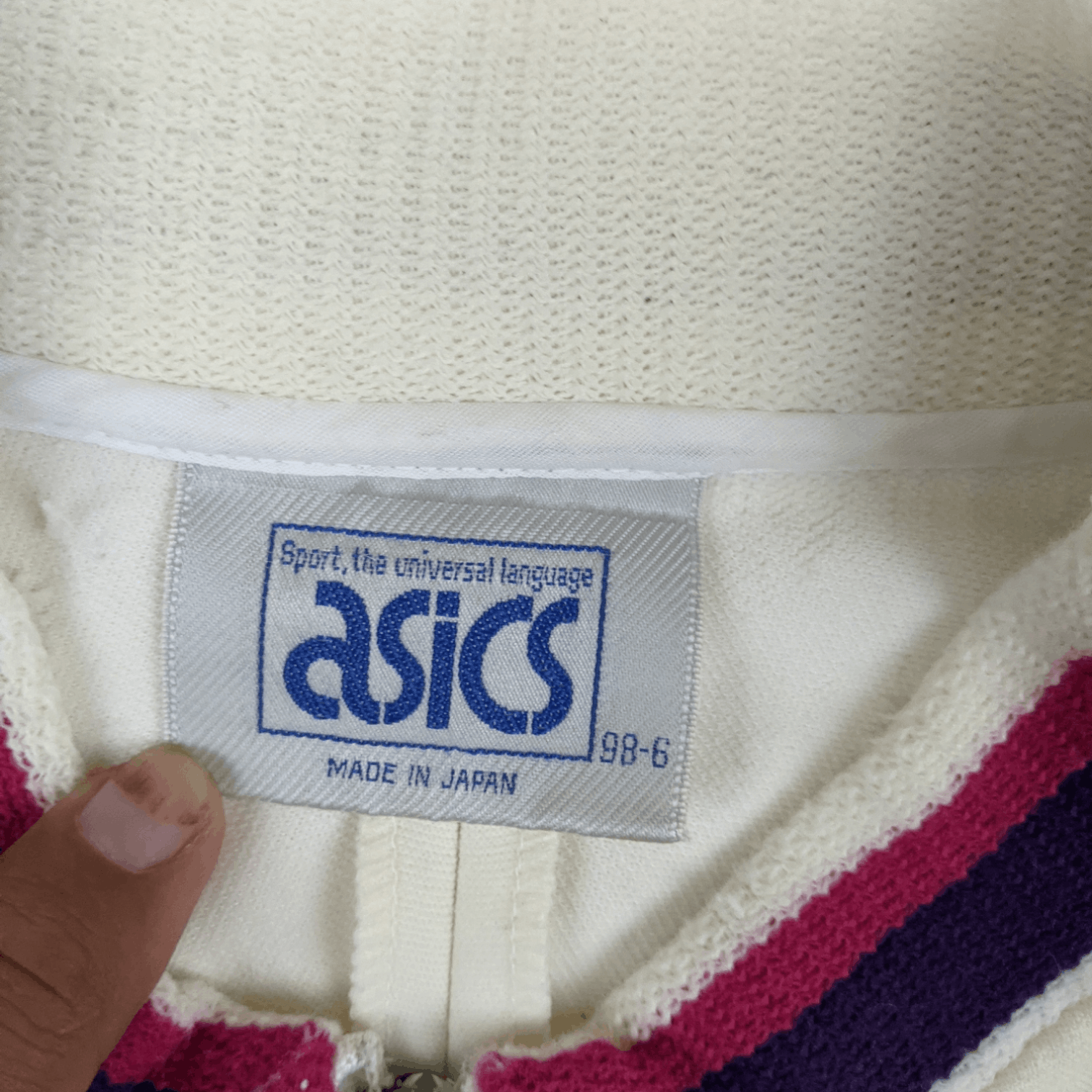 Asics Vintage ASICS Tracktop Tracksuit Training Jacket Size US M / EU 48-50 / 2 - 11 Thumbnail