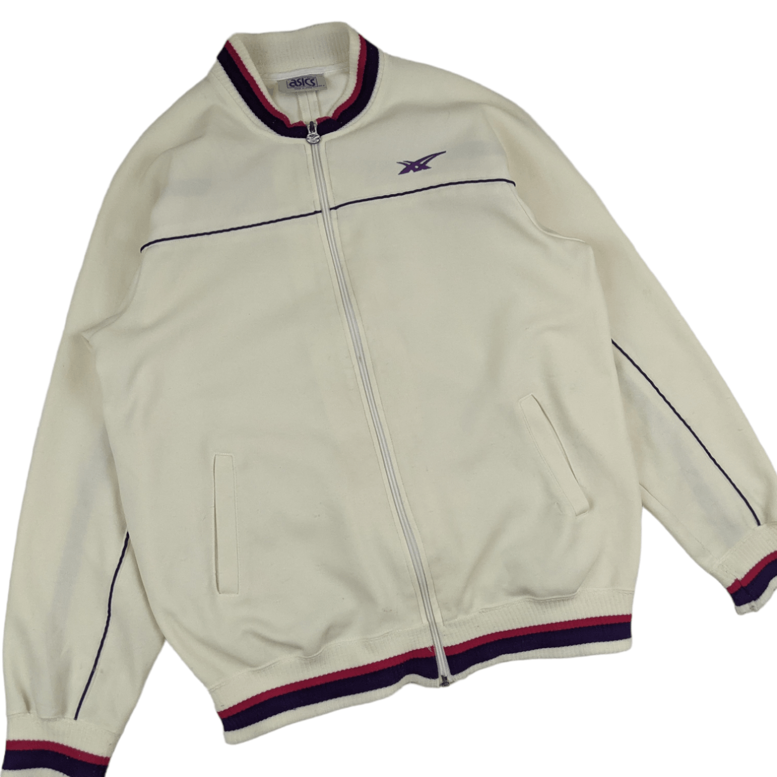 Asics Vintage ASICS Tracktop Tracksuit Training Jacket Size US M / EU 48-50 / 2 - 3 Thumbnail