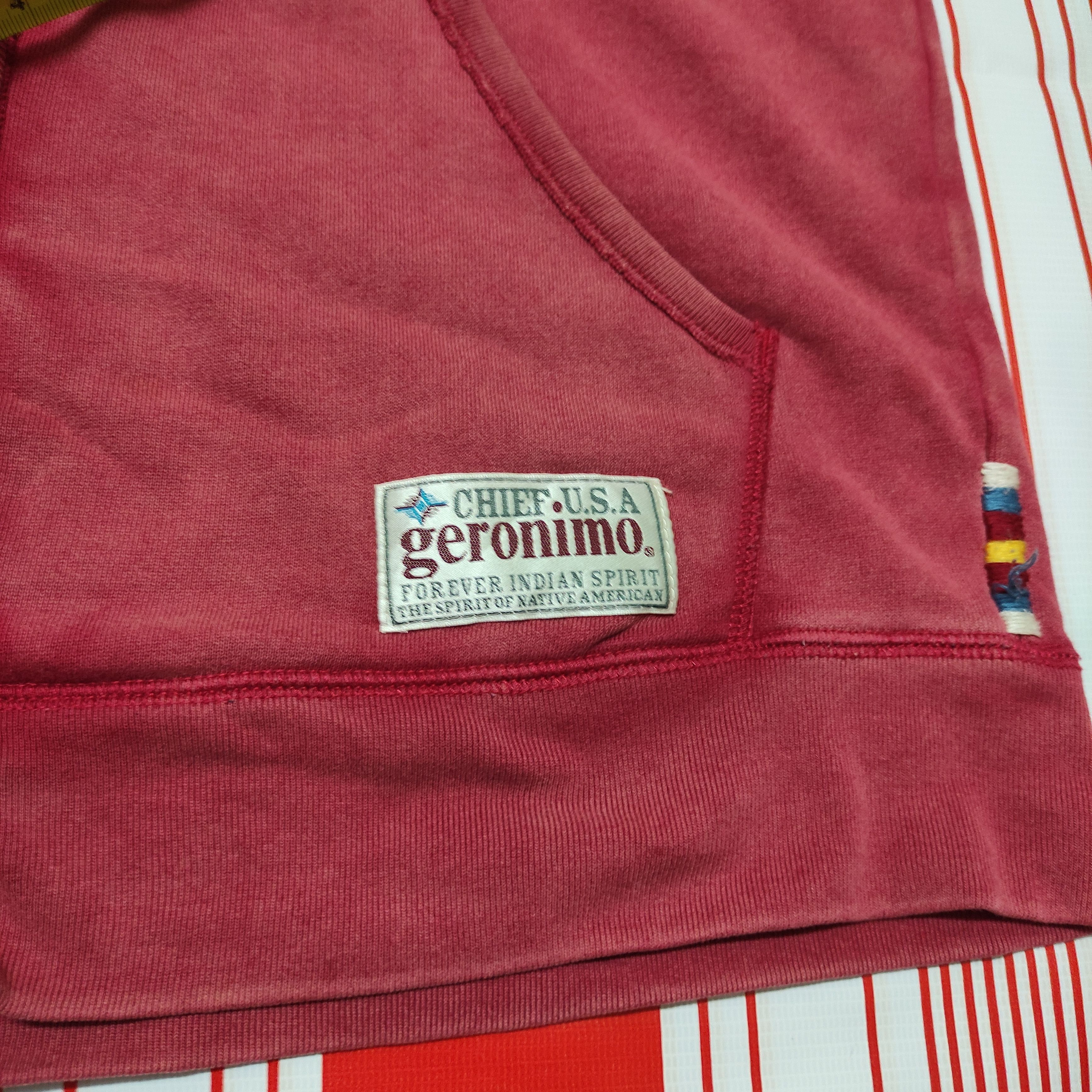 Japanese Brand × Vintage Vtg American indian CultureSpiritGeronimahoodie Size US S / EU 44-46 / 1 - 4 Thumbnail