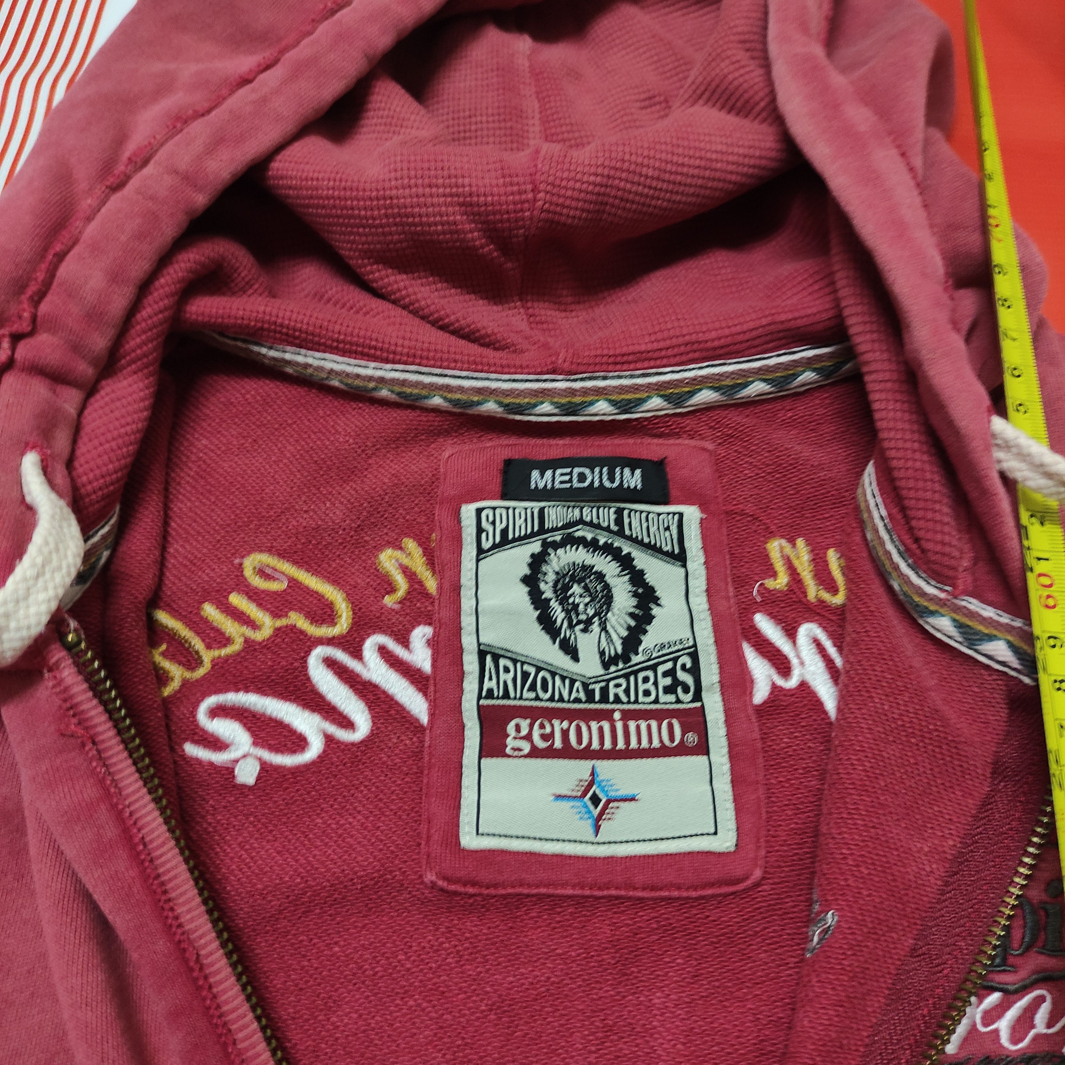 Japanese Brand × Vintage Vtg American indian CultureSpiritGeronimahoodie Size US S / EU 44-46 / 1 - 3 Thumbnail