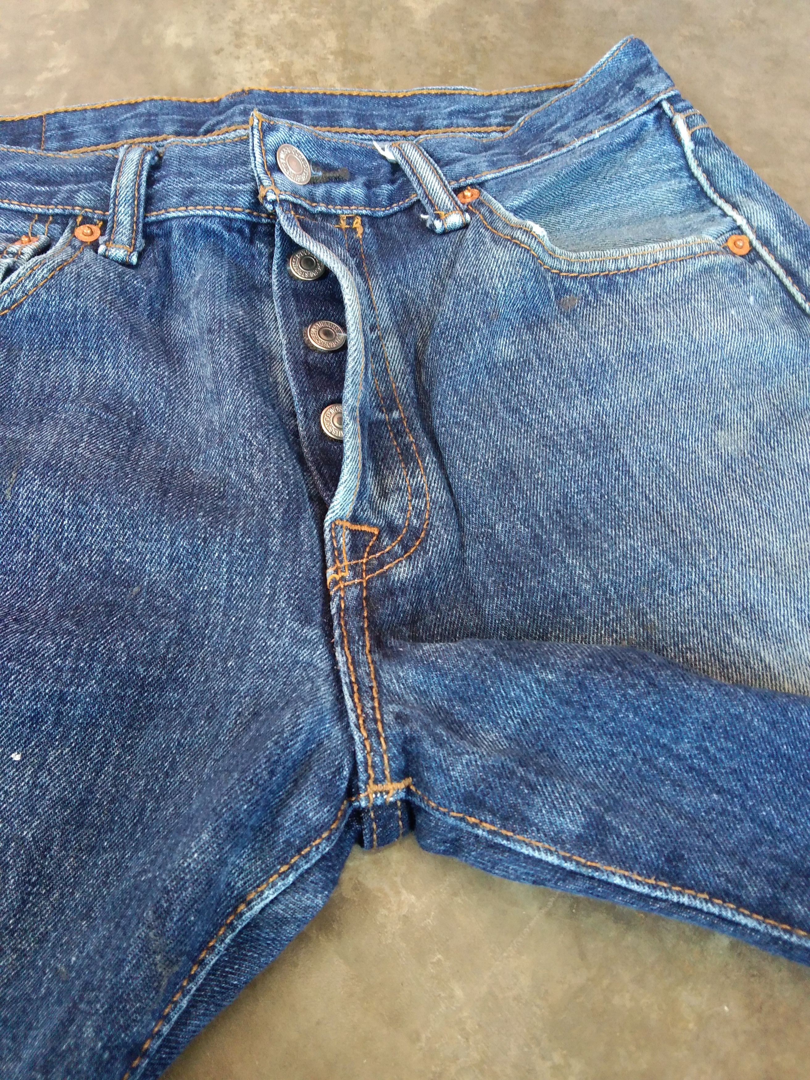 Levi's Vintage Levis 501 Released Hem Distressed Jeans 30x30 Size US 30 / EU 46 - 5 Thumbnail